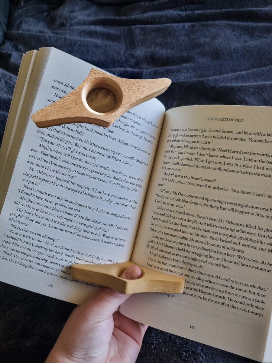 Wooden Book Page Spreaders