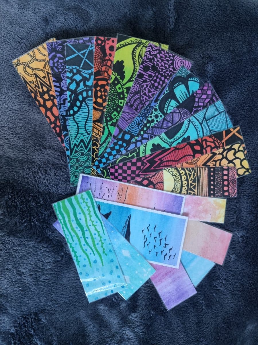 Handmade Art Bookmarks