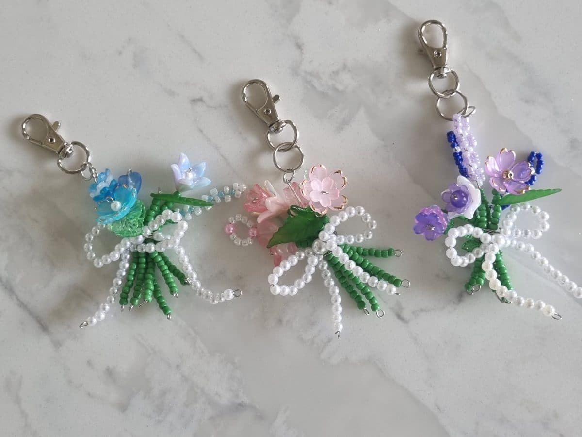 💐 Bouquet bag charms 💐