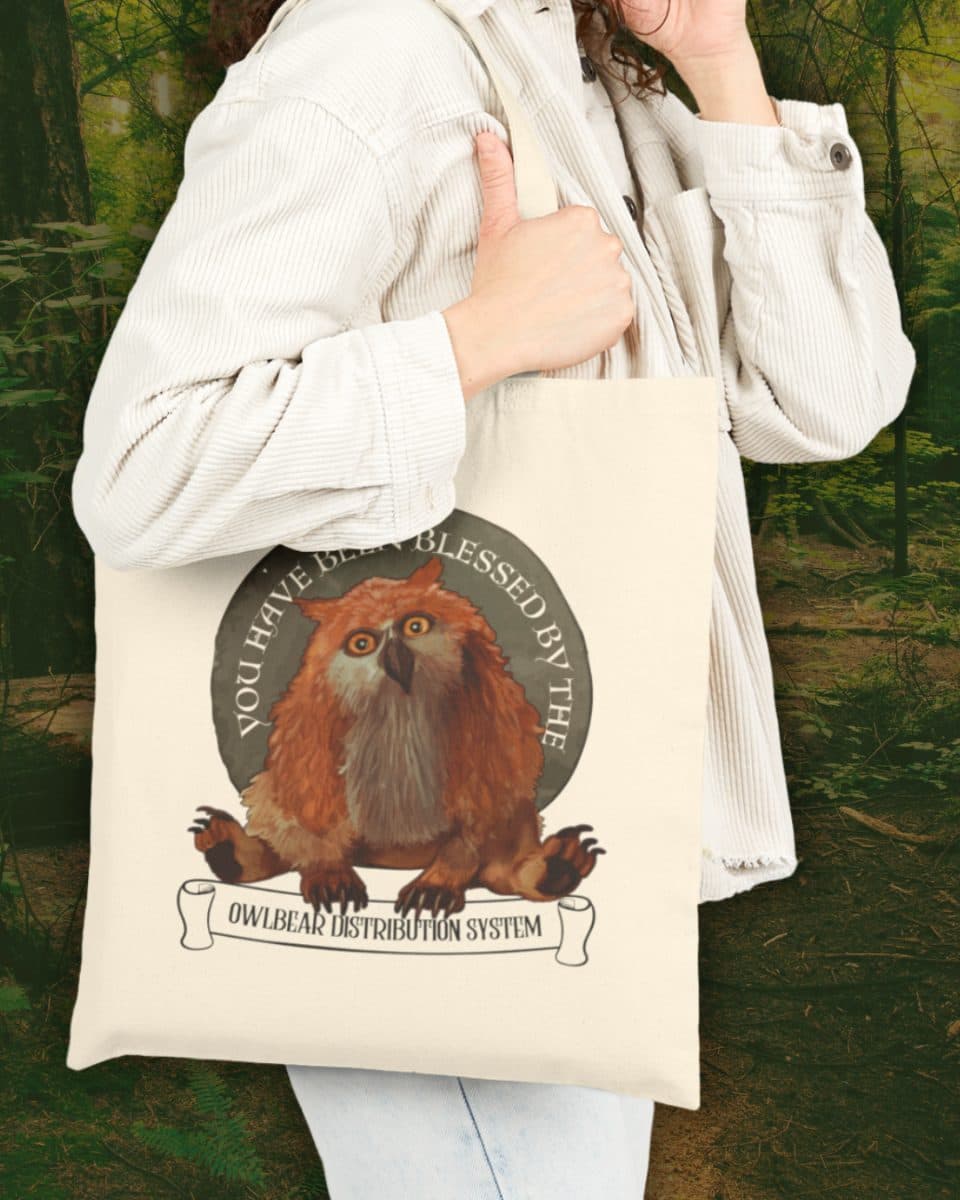 Owlbear Distribution Tote Bag