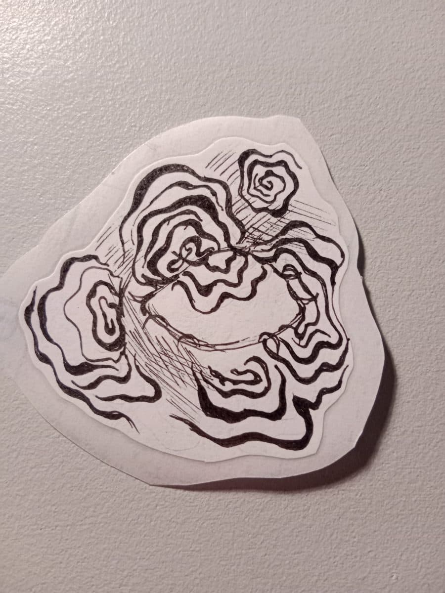 Hand drawn stickers