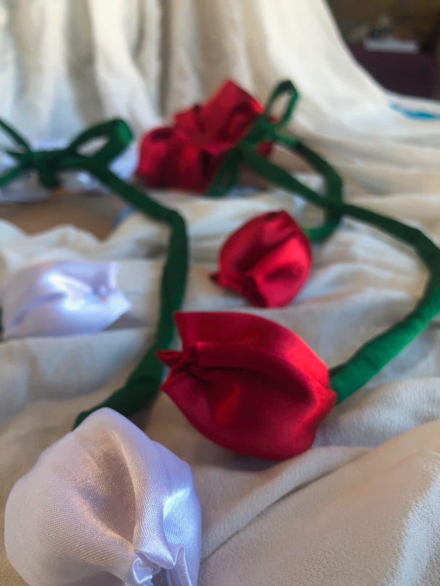 Satin Tulip Scrunchies
