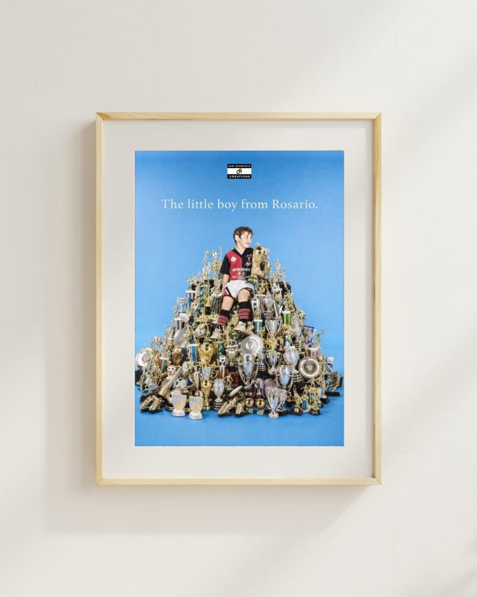 Lionel Messi Football Wall Art – The Little Boy From Rosario