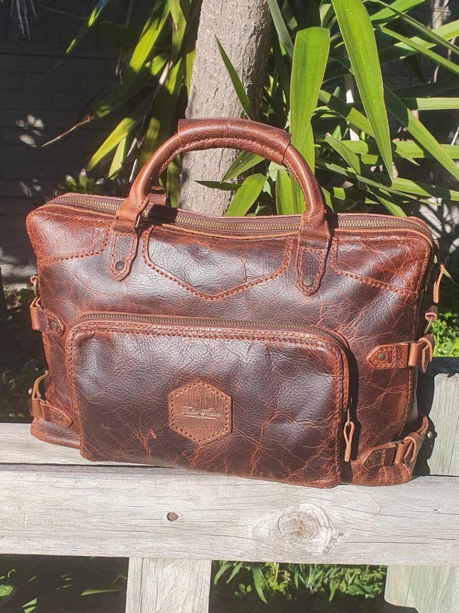 Leather briefcase 