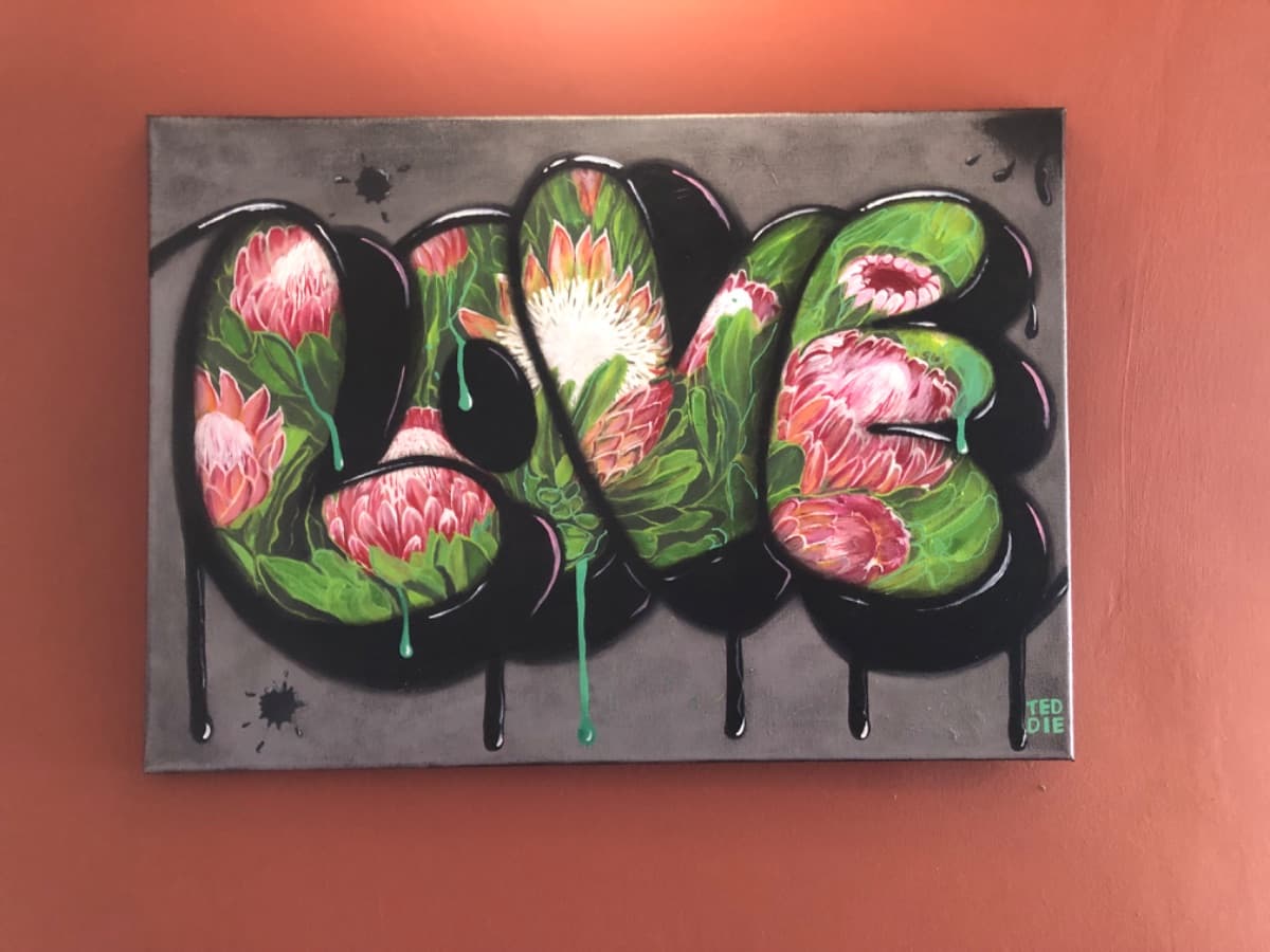 ‘Protea LOVE’ Original painting on canvas