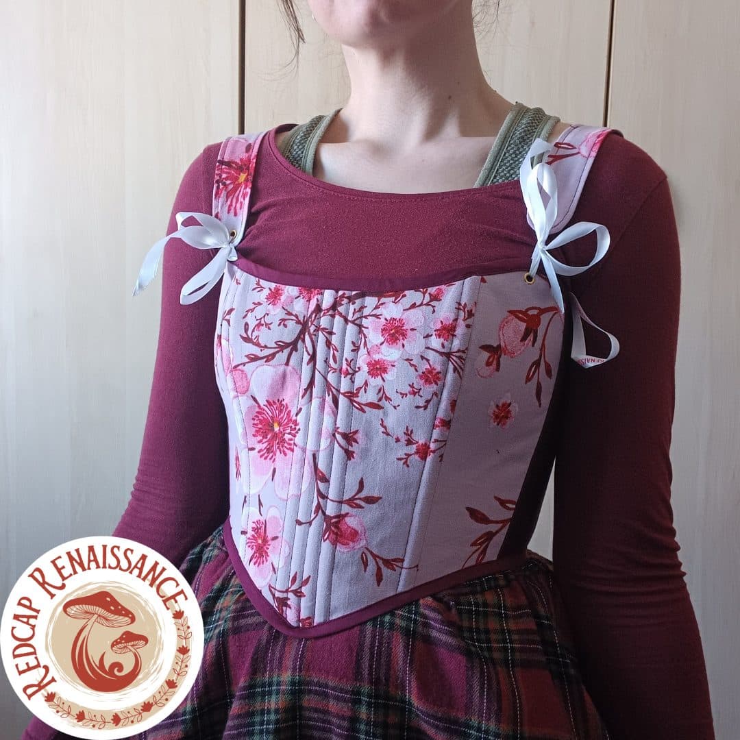 Plum Blossom Corset Top