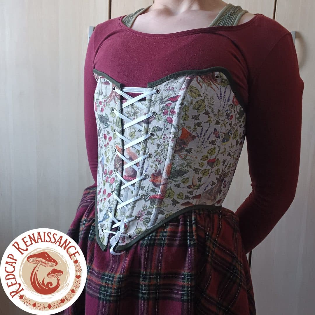 Woodland whimsy Corset top