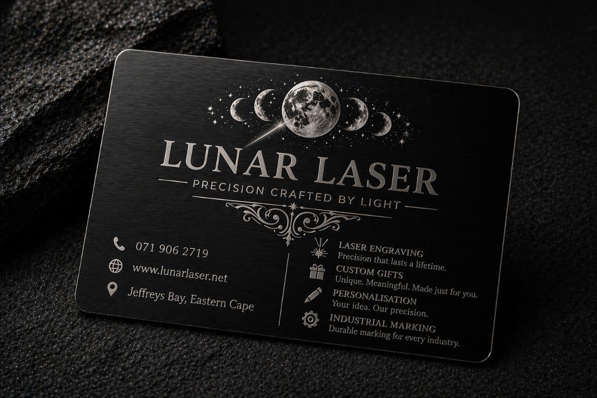 Waterproof Single Card Double sided engraved — image 1