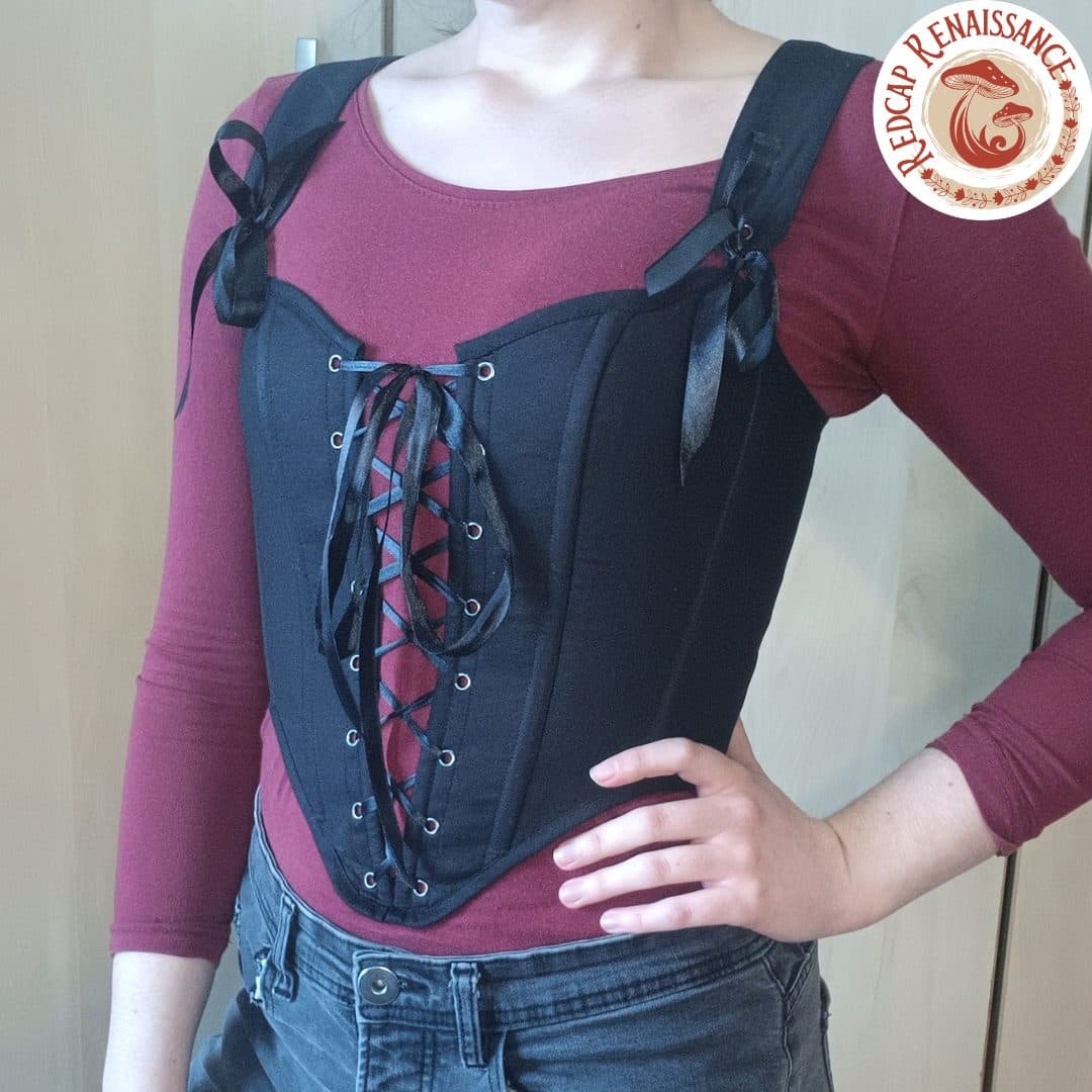 Black corset top — image 1