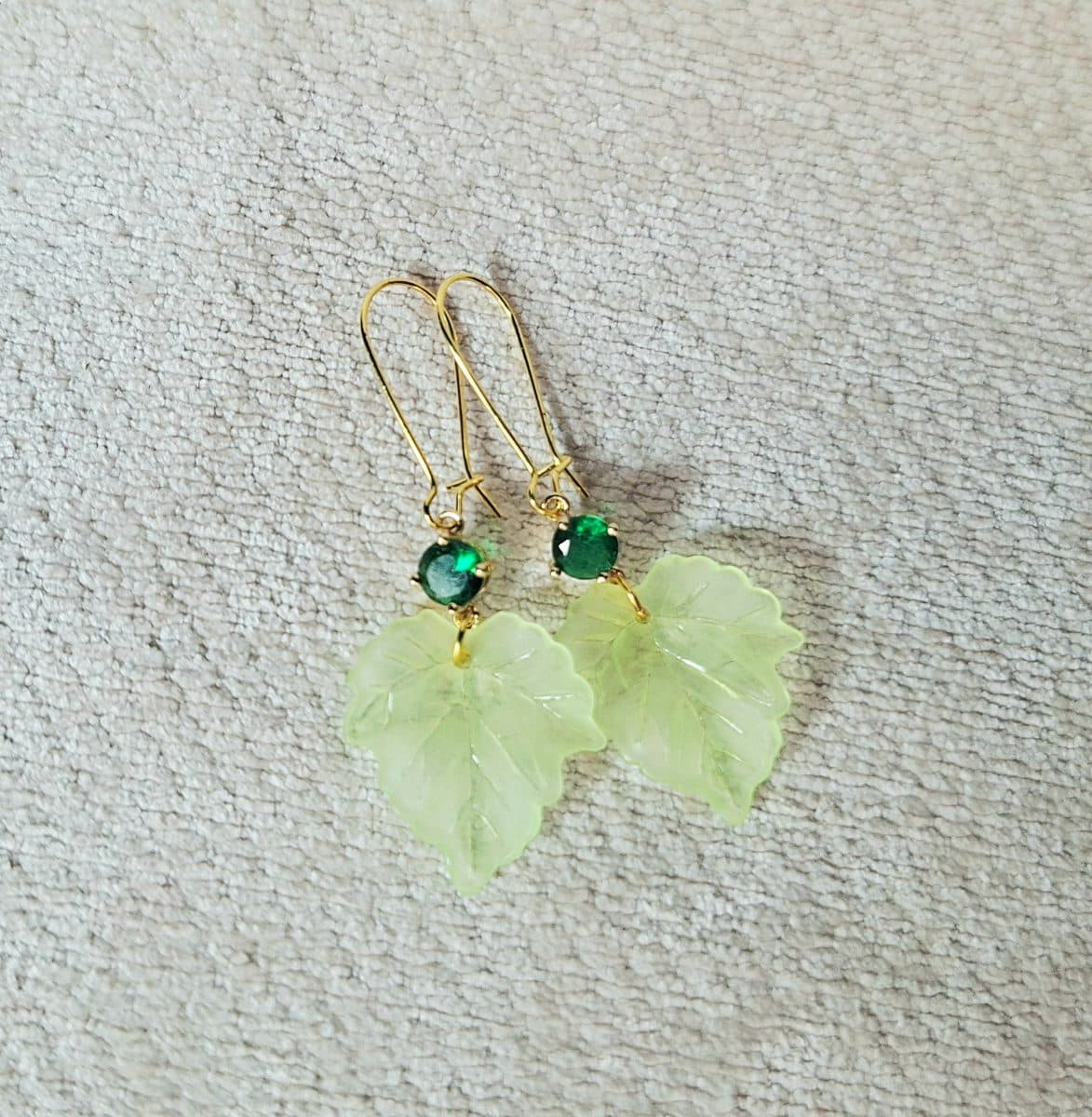 Sparkly Leaves Earrings