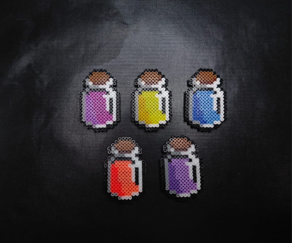 Colourful Potion Magnets