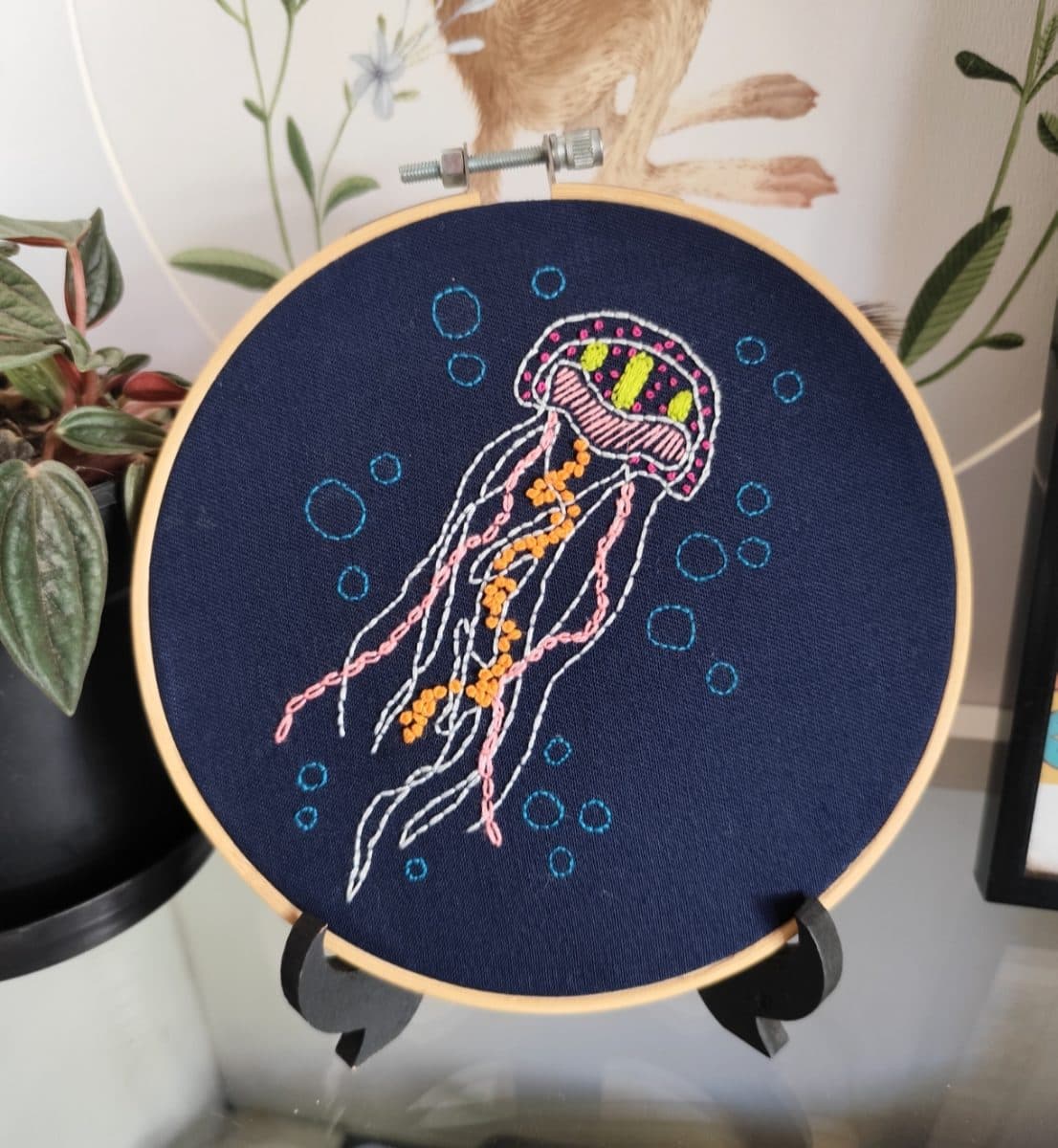 Jellyfish Embroidery, image 1
