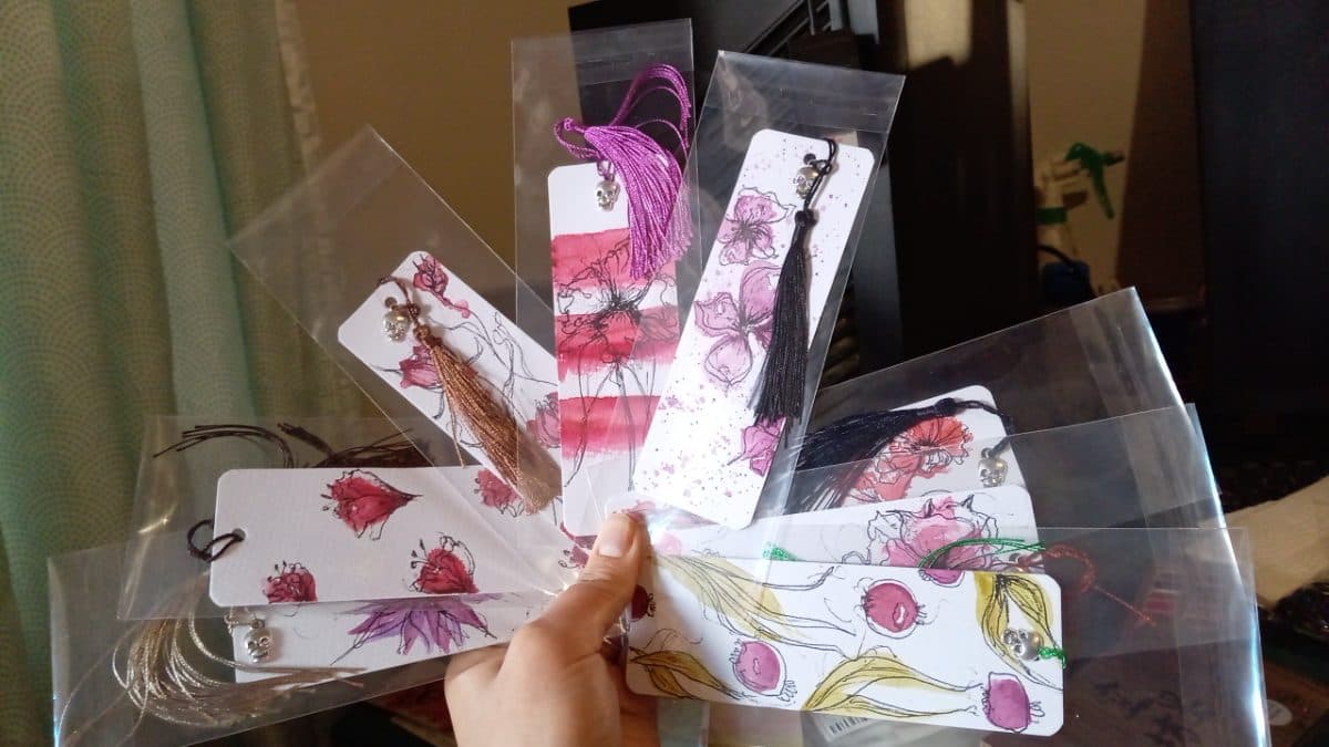 Custom Hand Painted Bookmarks 