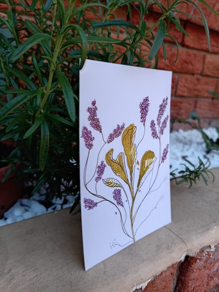 Watercolour Floral Card