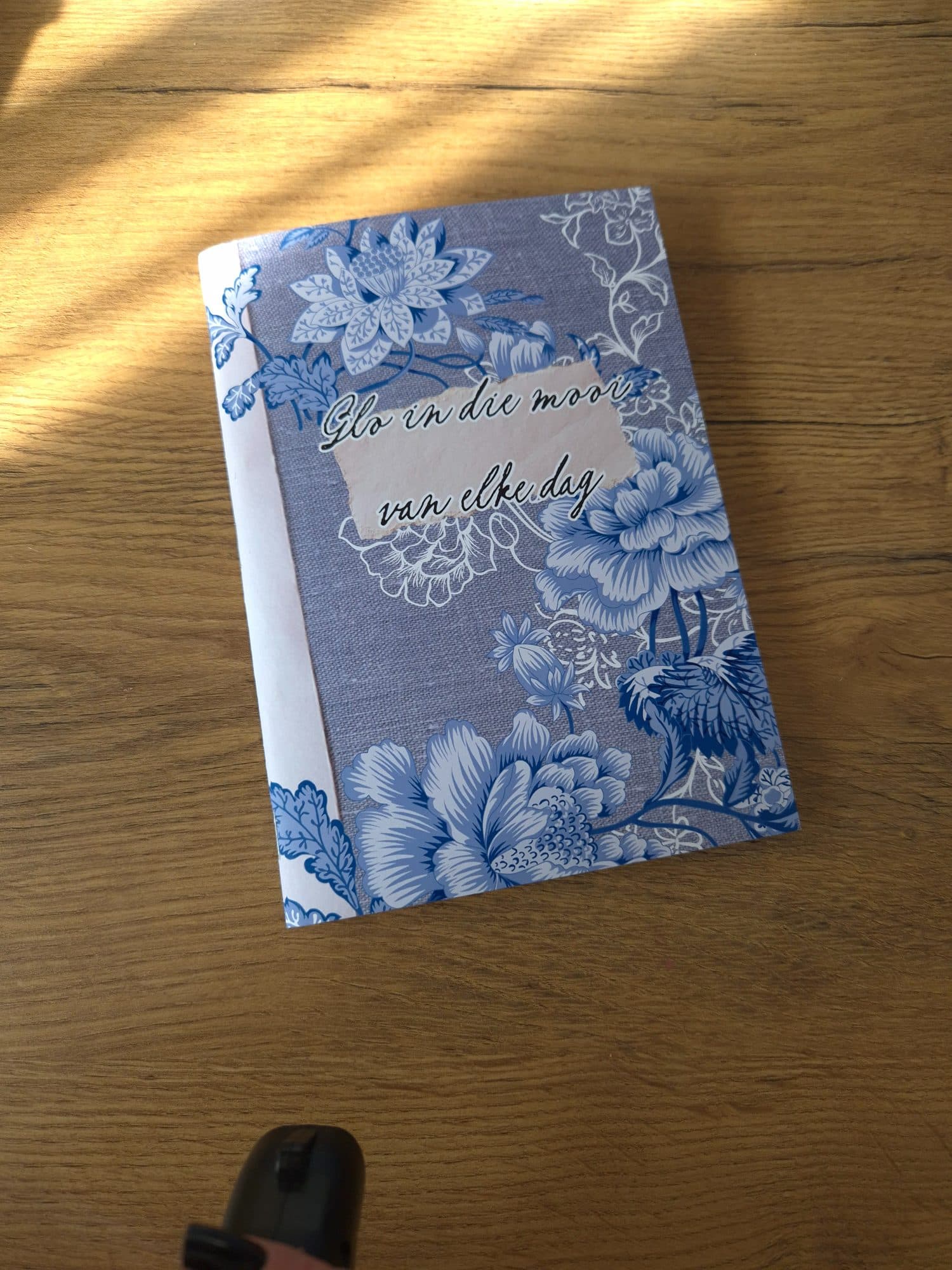 Smaller than A5 folded notebook