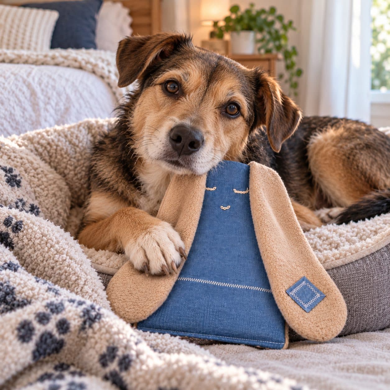 Buddy & Moo Denim Drift Comfort Toy, image 1