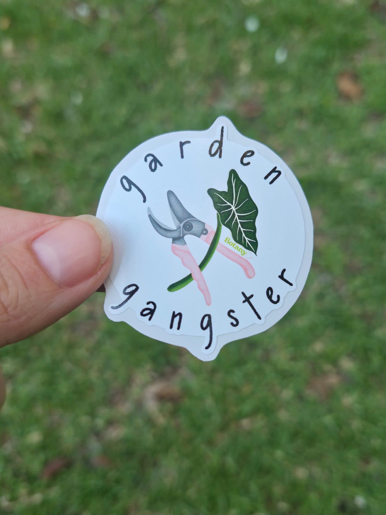 Garden Gangster Sticker, image 1