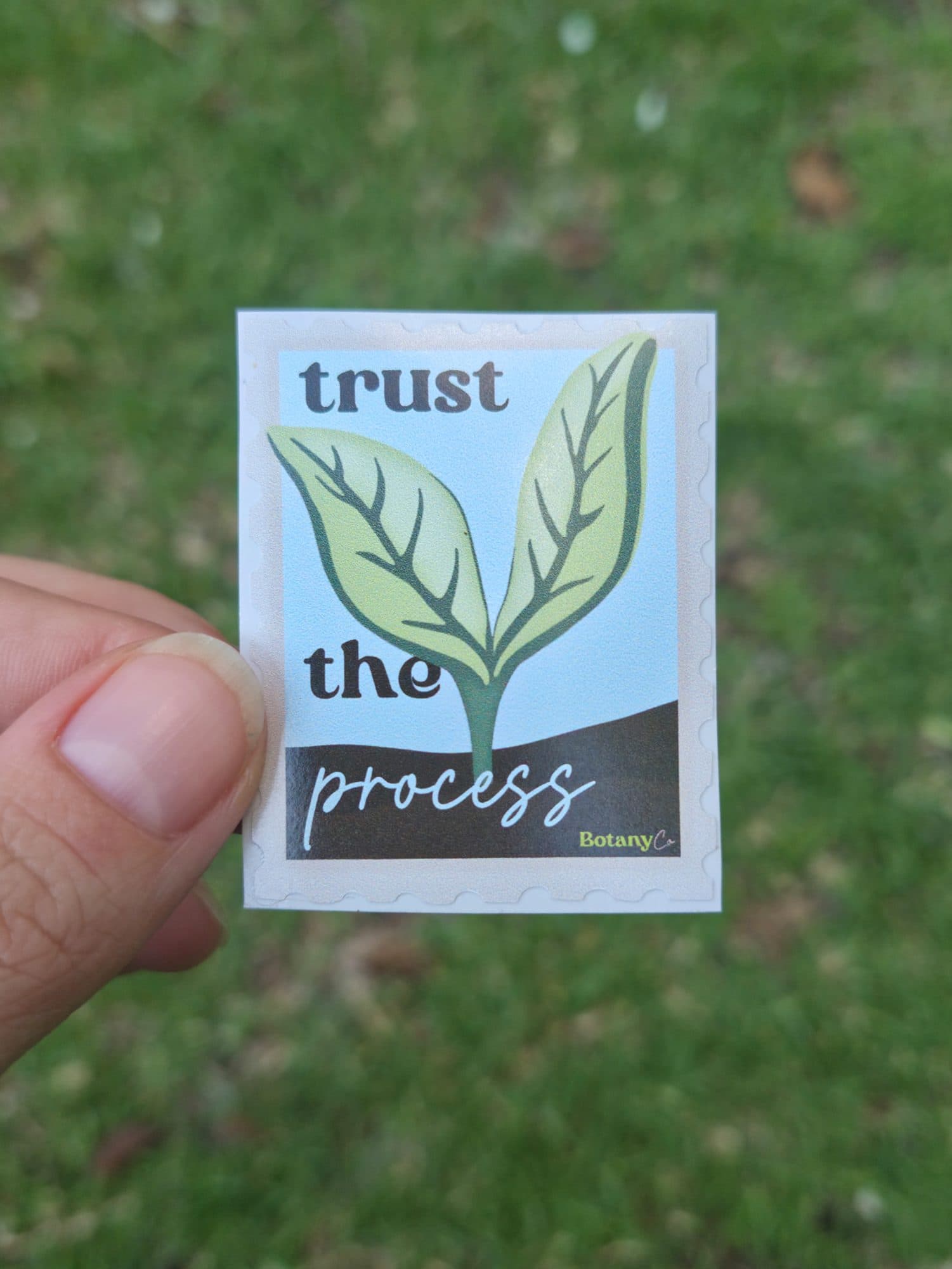 Trust The Process Sticker, image 1