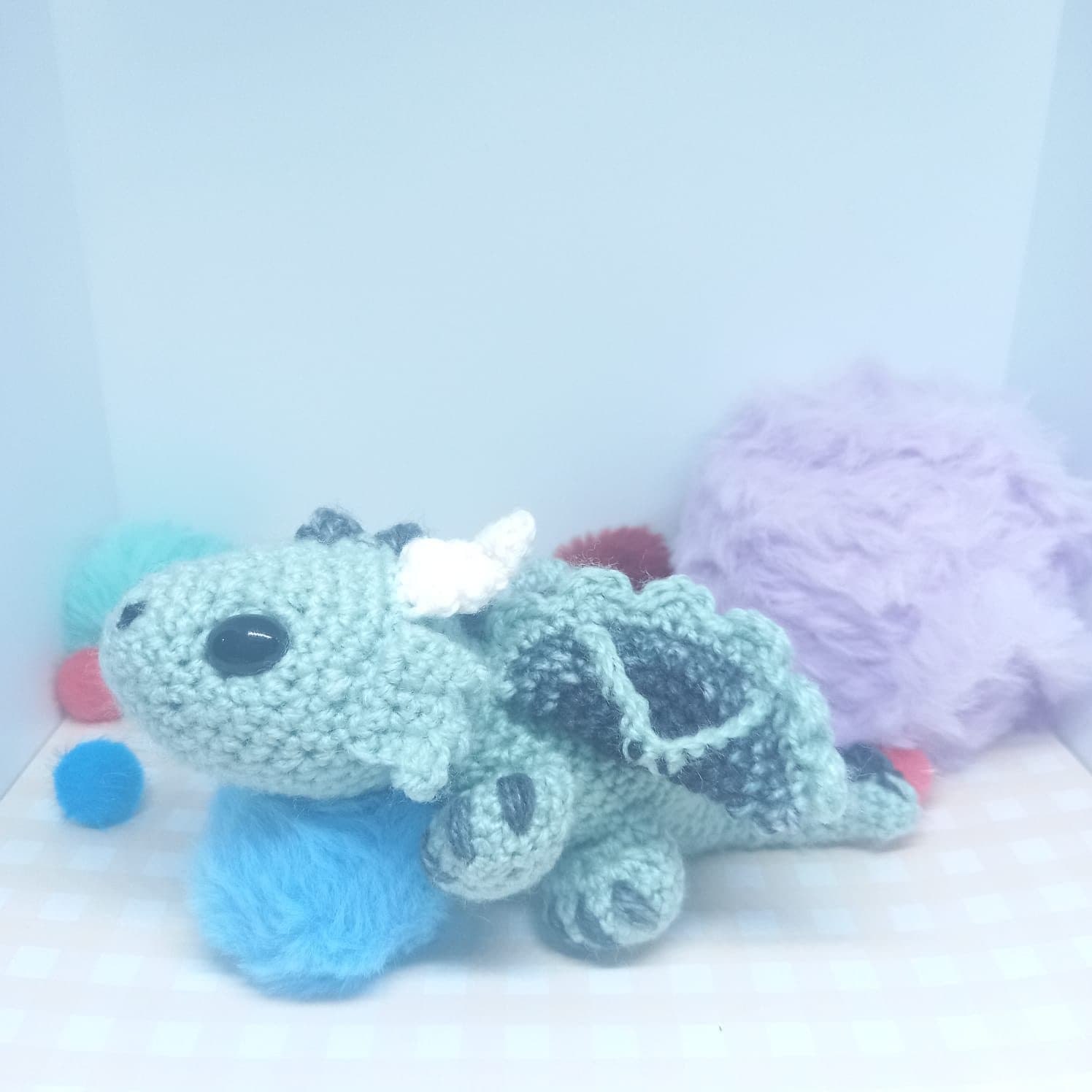 Crochet dragon