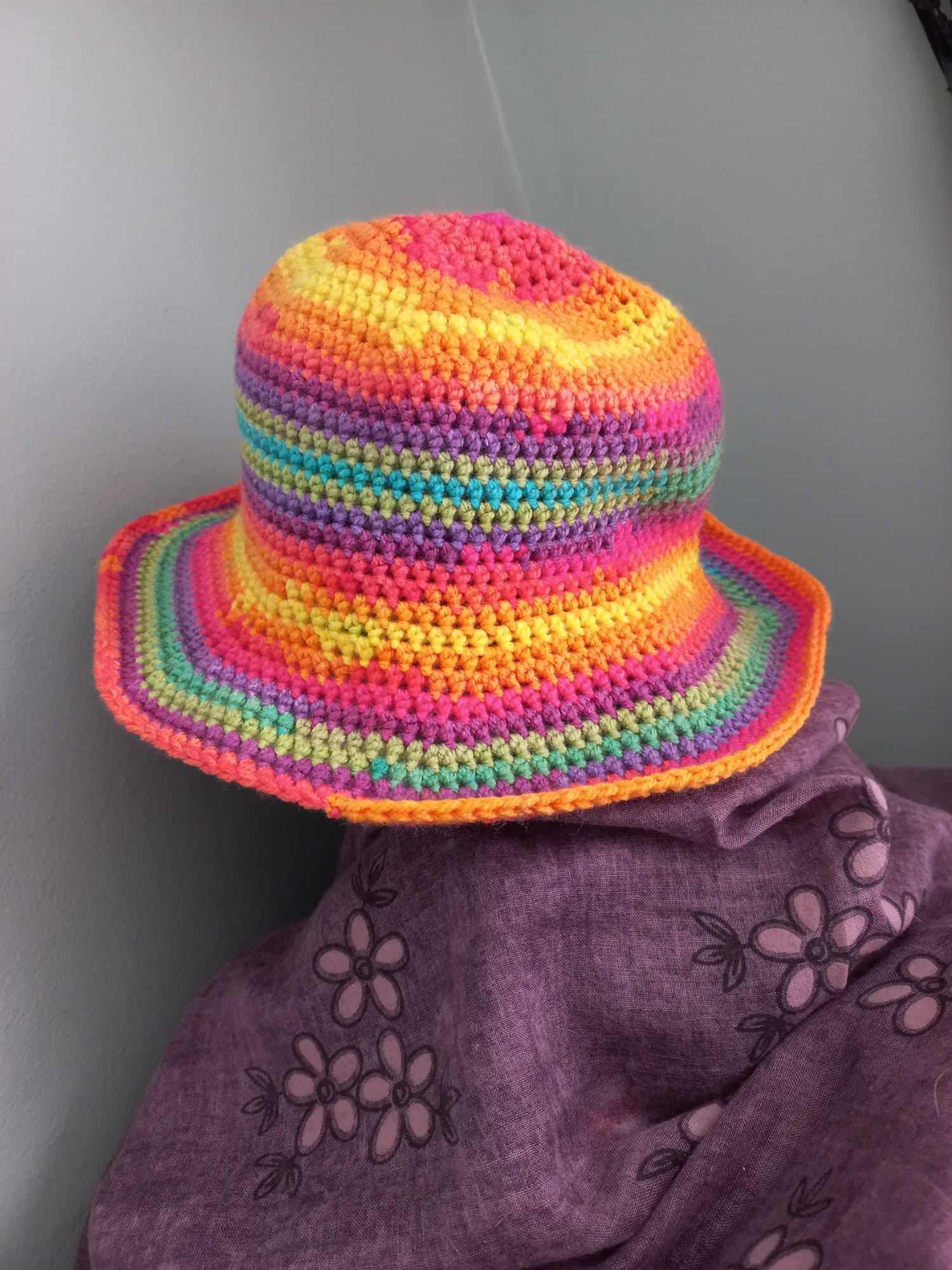 Crochet bucket hat