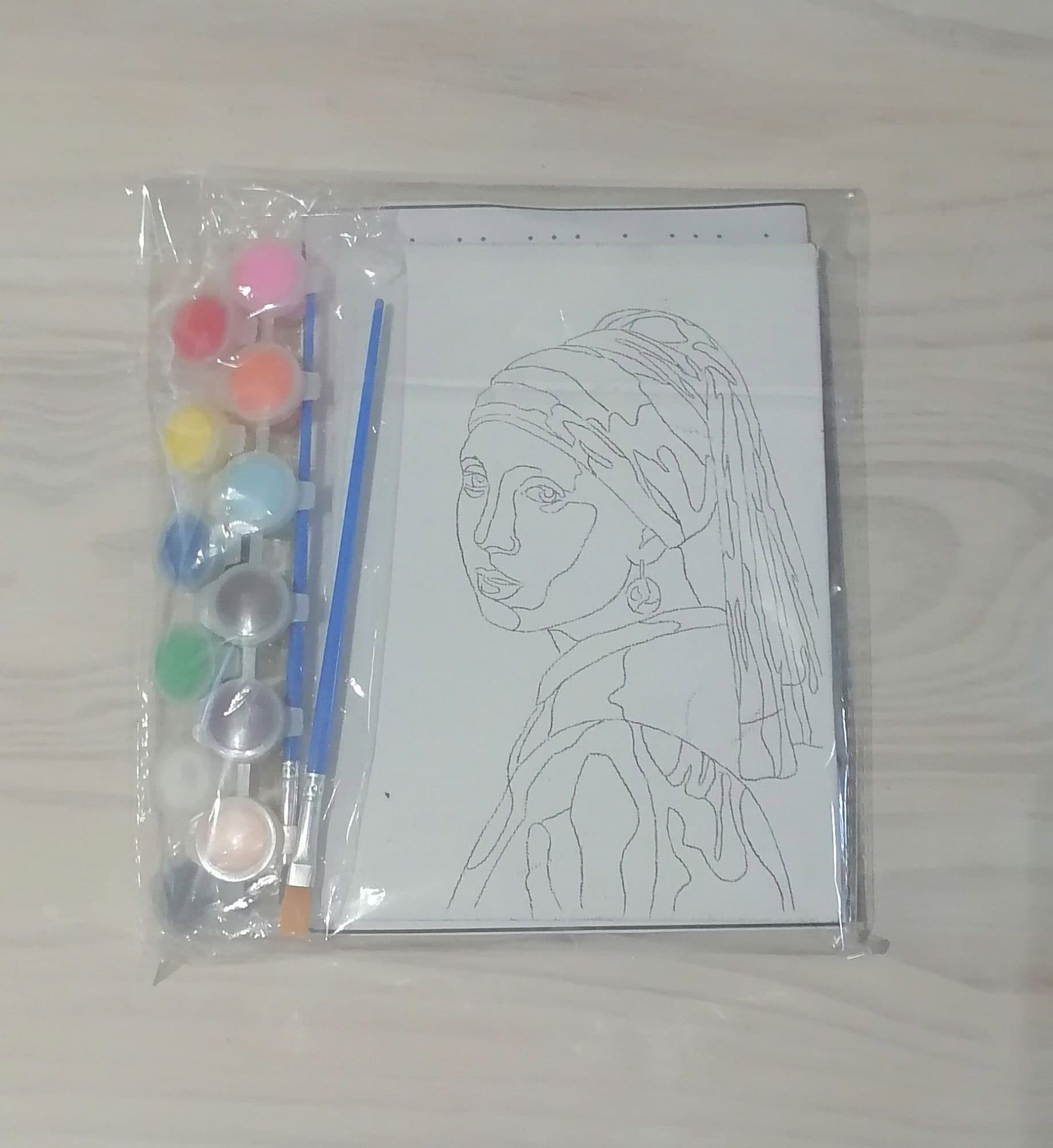 Paint Your Own Masterpiece: Girl with a Pearl Earring, image 1