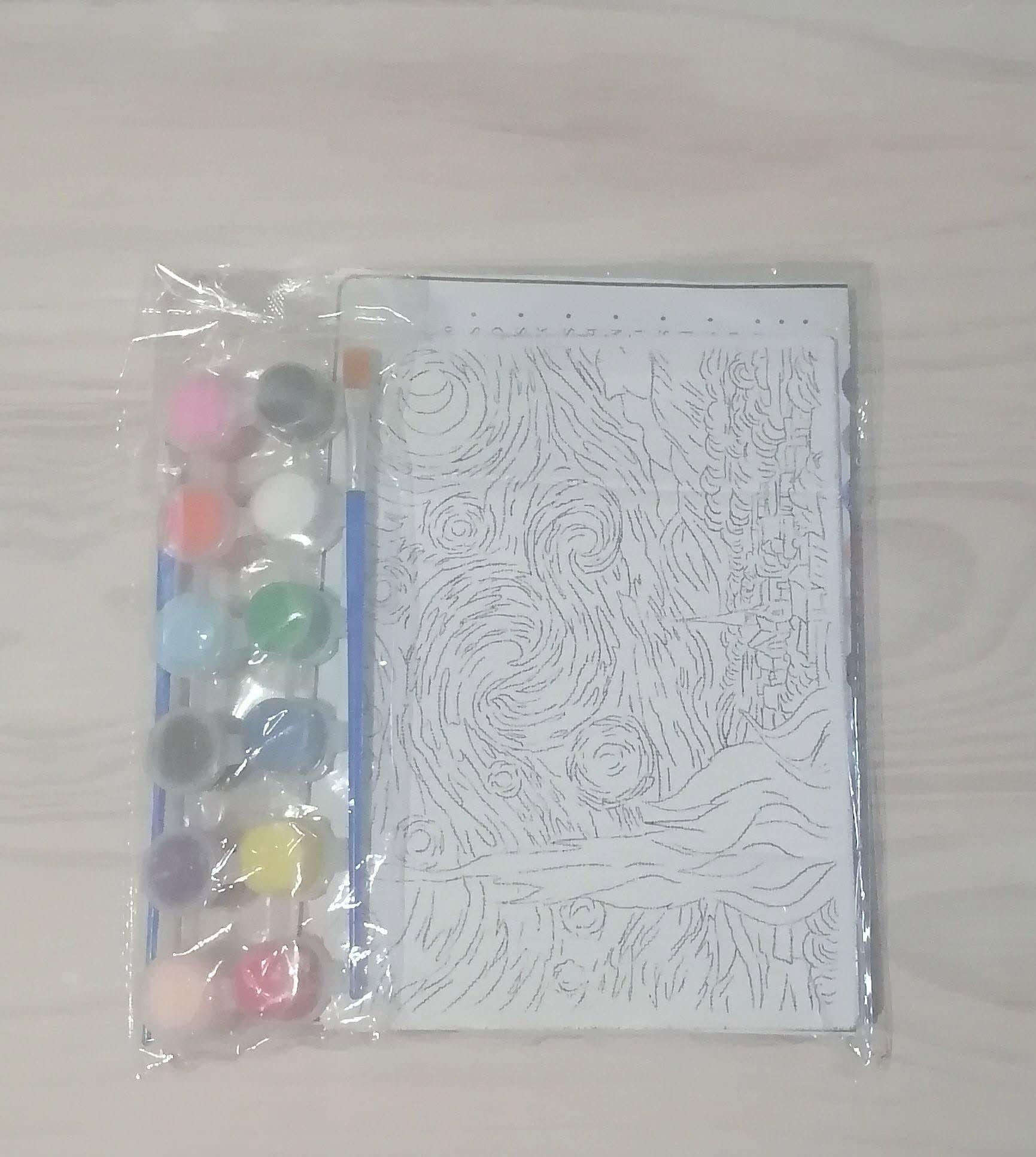 Paint Your Own Masterpiece: Starry Night, image 1