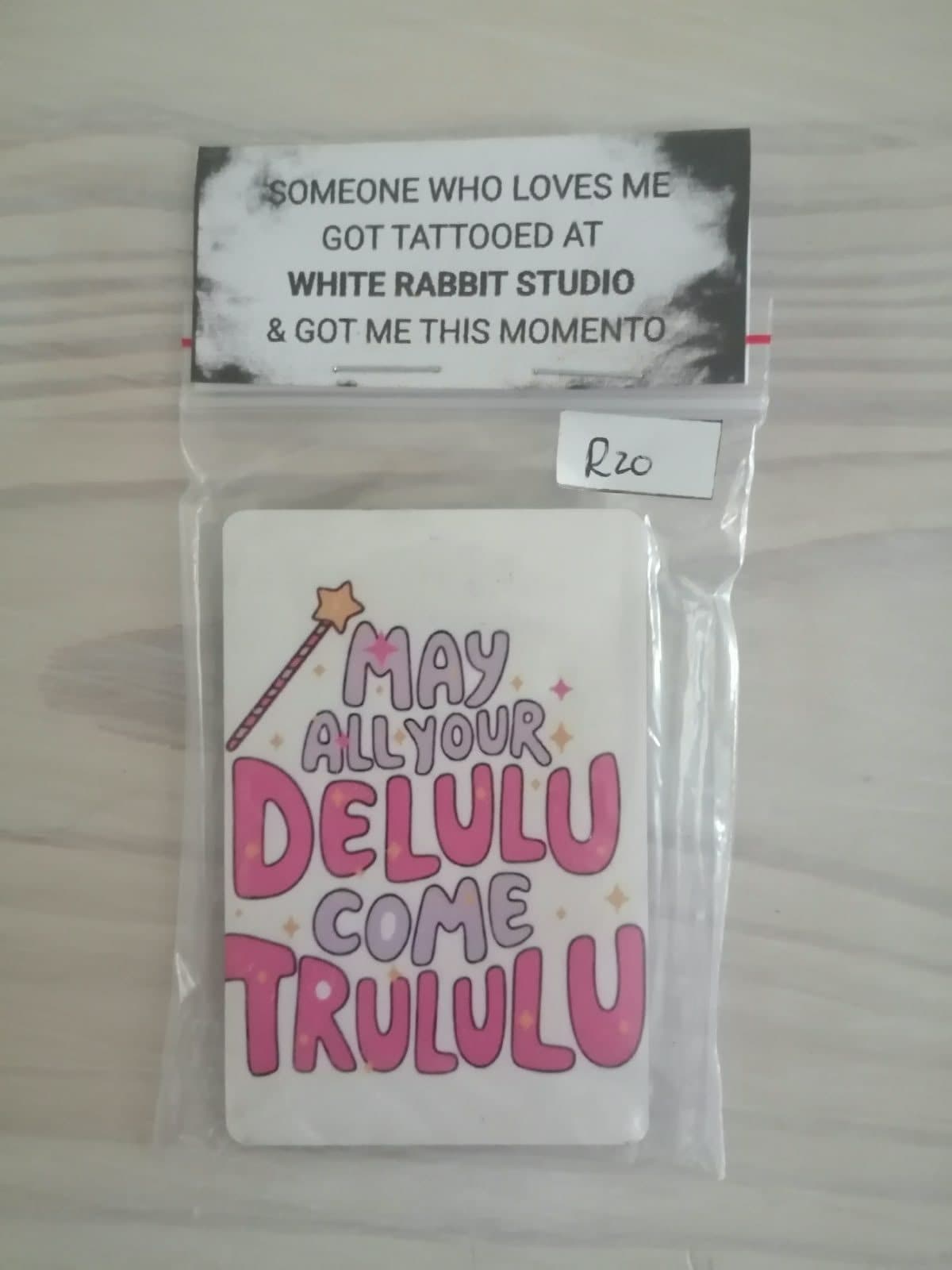 "May All Your Delulu Come Trululu" Fridge Magnet, image 1