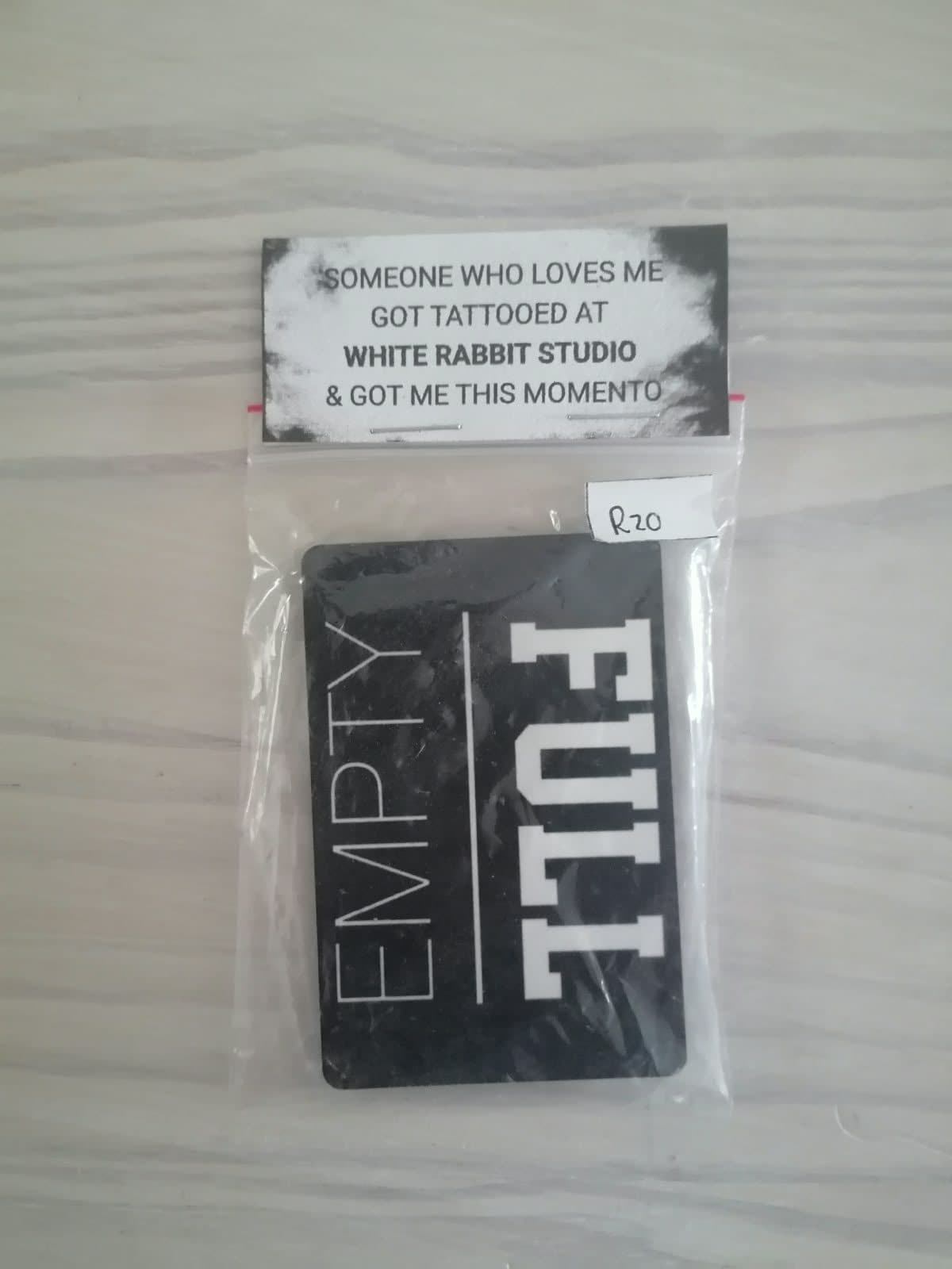 "Empty / Full" Fridge Magnet, image 1