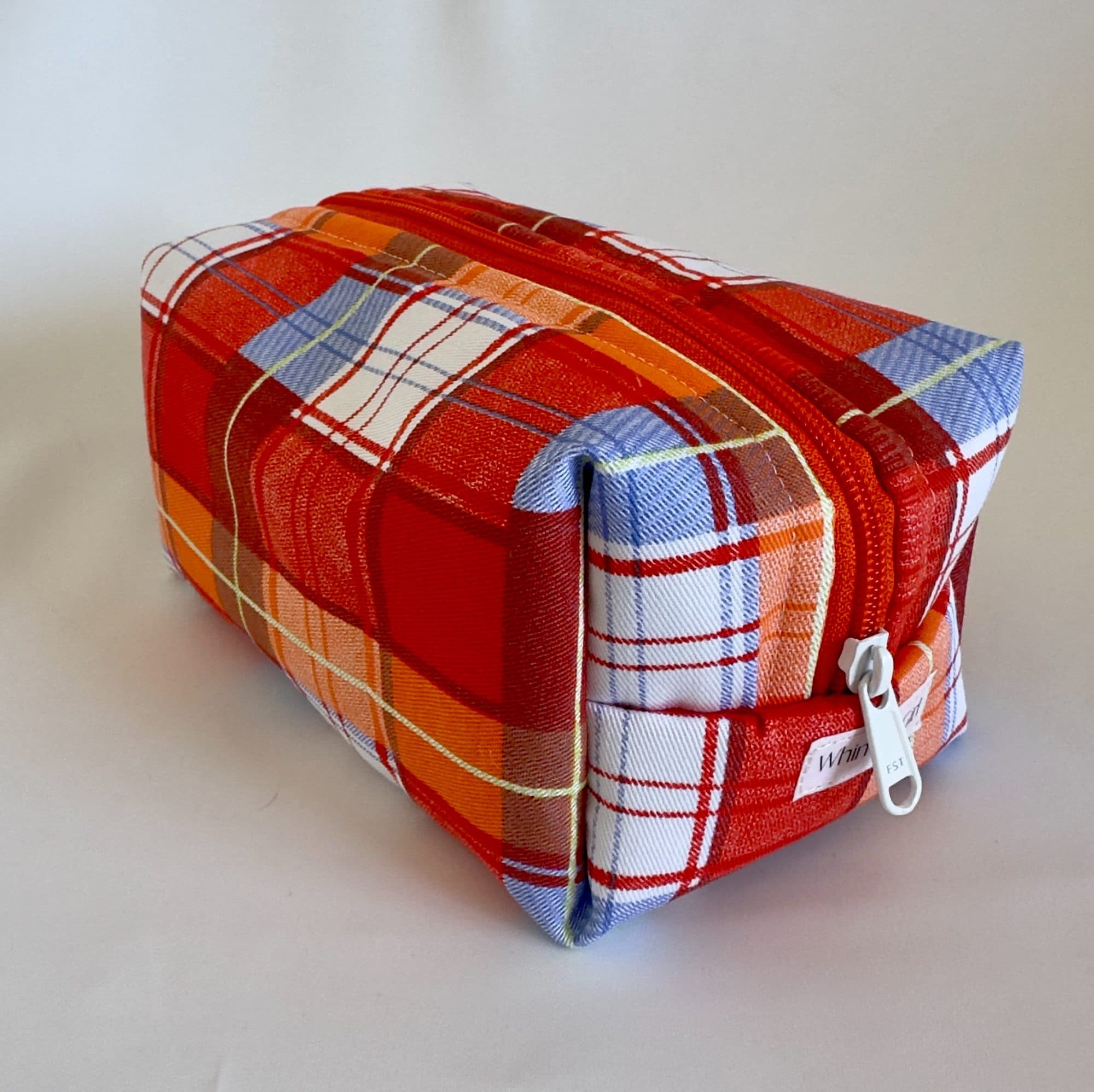 Vibrant Plaid Pouch - Small, image 1