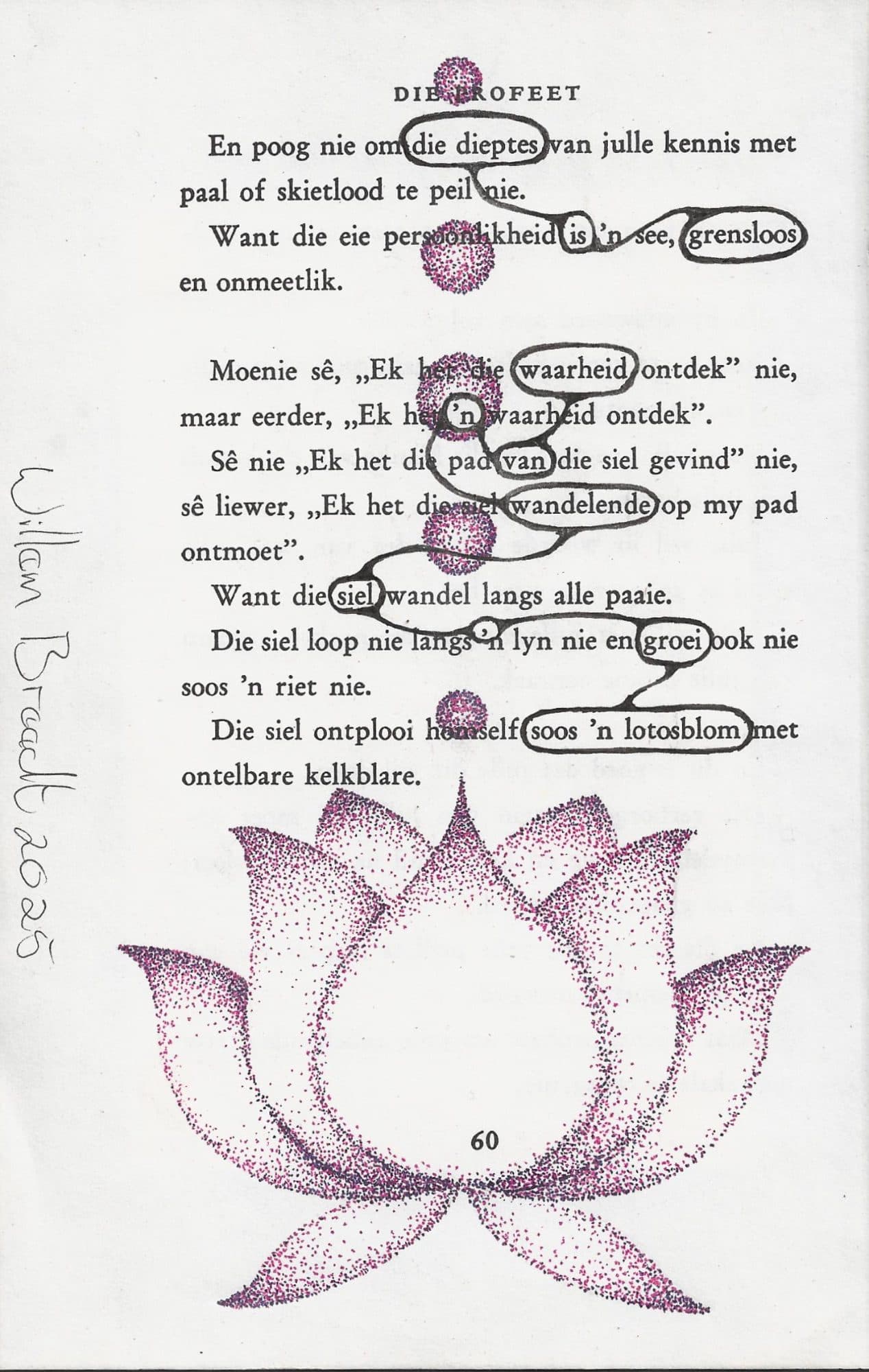 Blockout Poem - Lotosblom, image 1