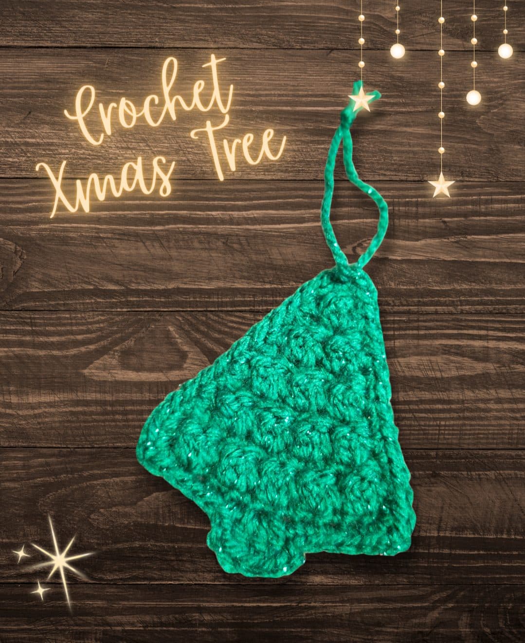Crochet Xmas Tree Decoration, image 1