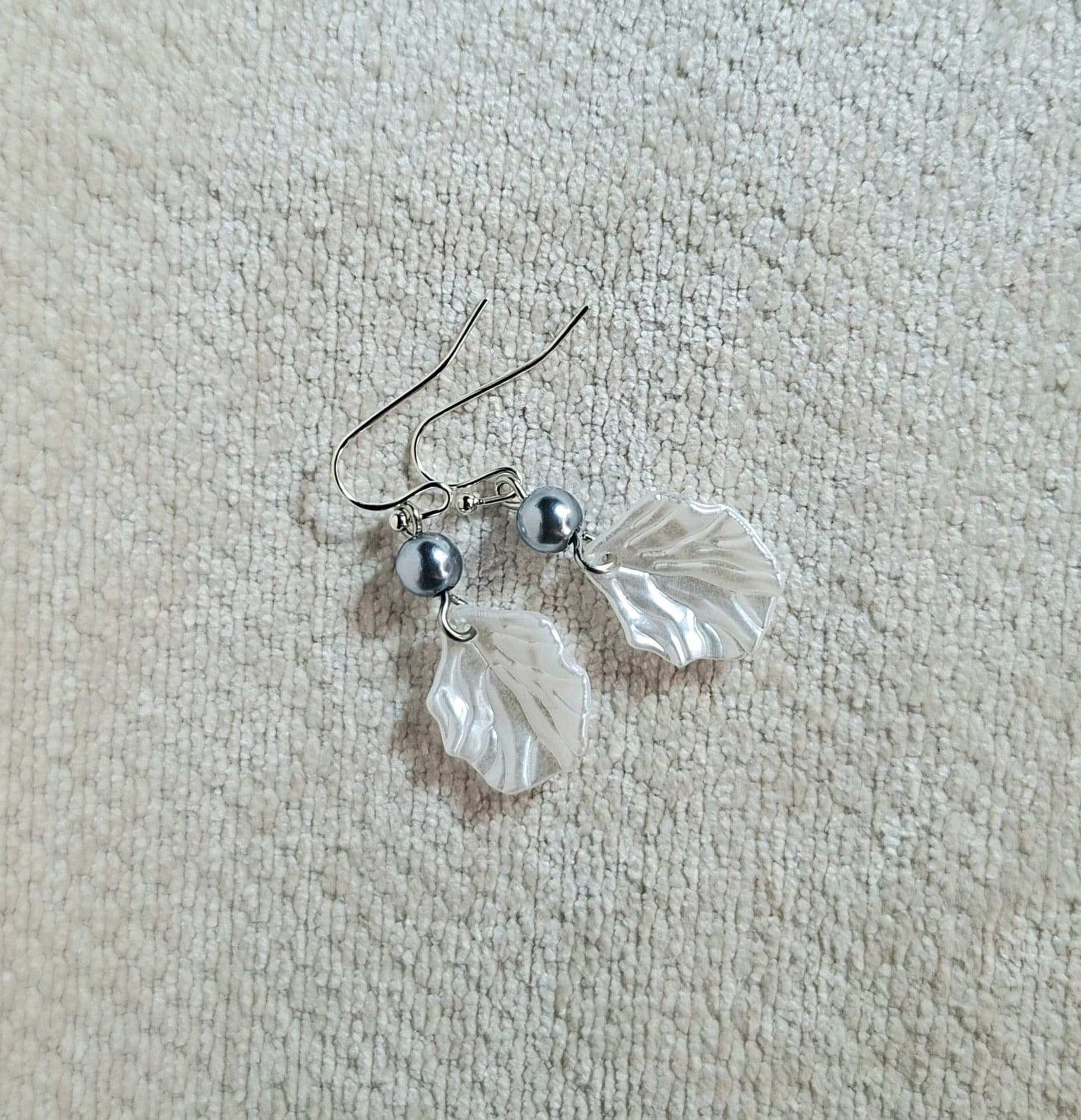 Pearly Petal Earrings