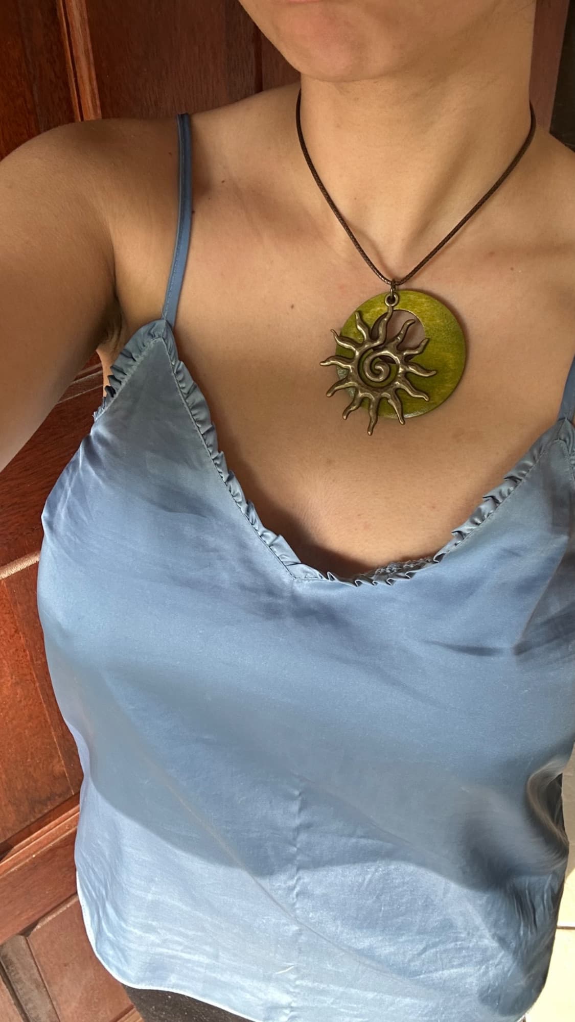 The Emerald Sunspell Pendant ☀️🌀 , image 1