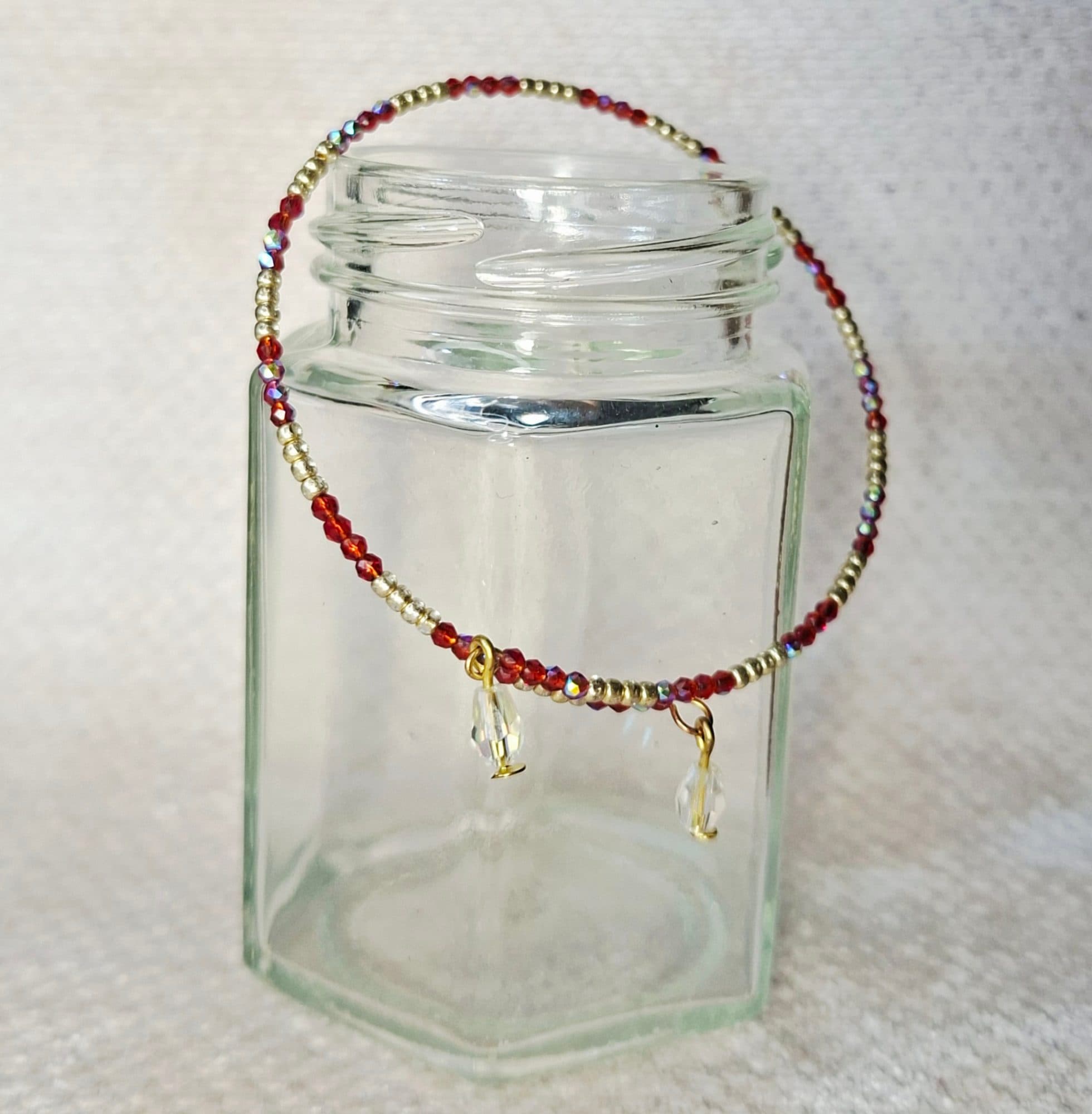 Red Crystal Bracelet, image 1