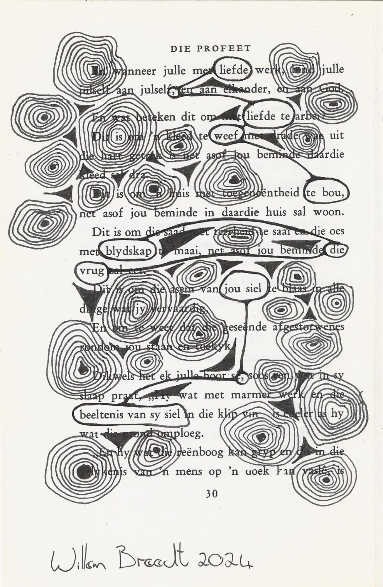 Blockout Poem - Liefde, image 1