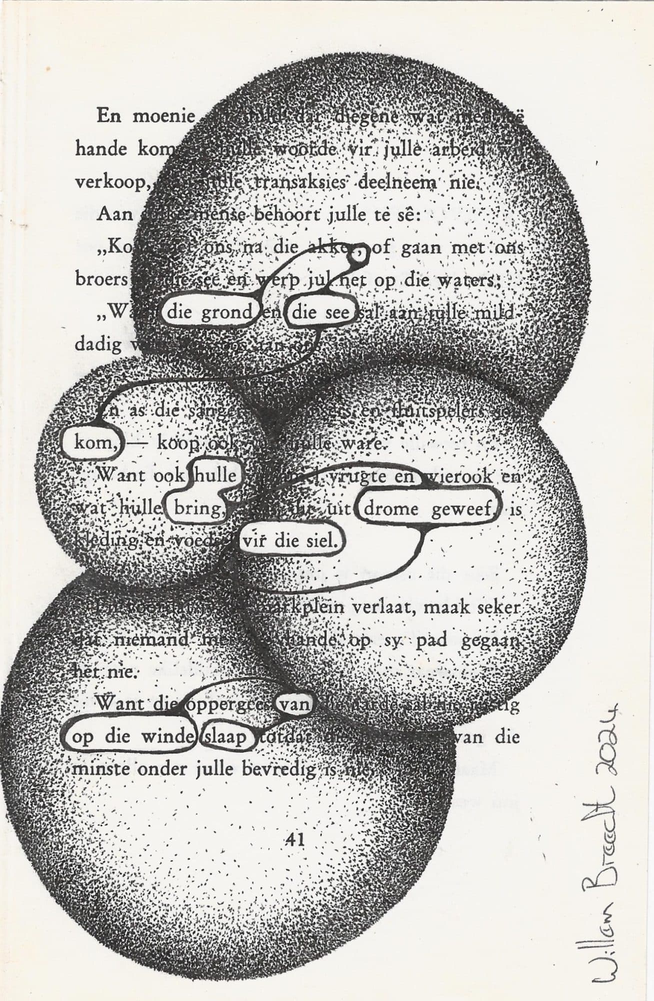 Blockout Poem - Drome, image 1