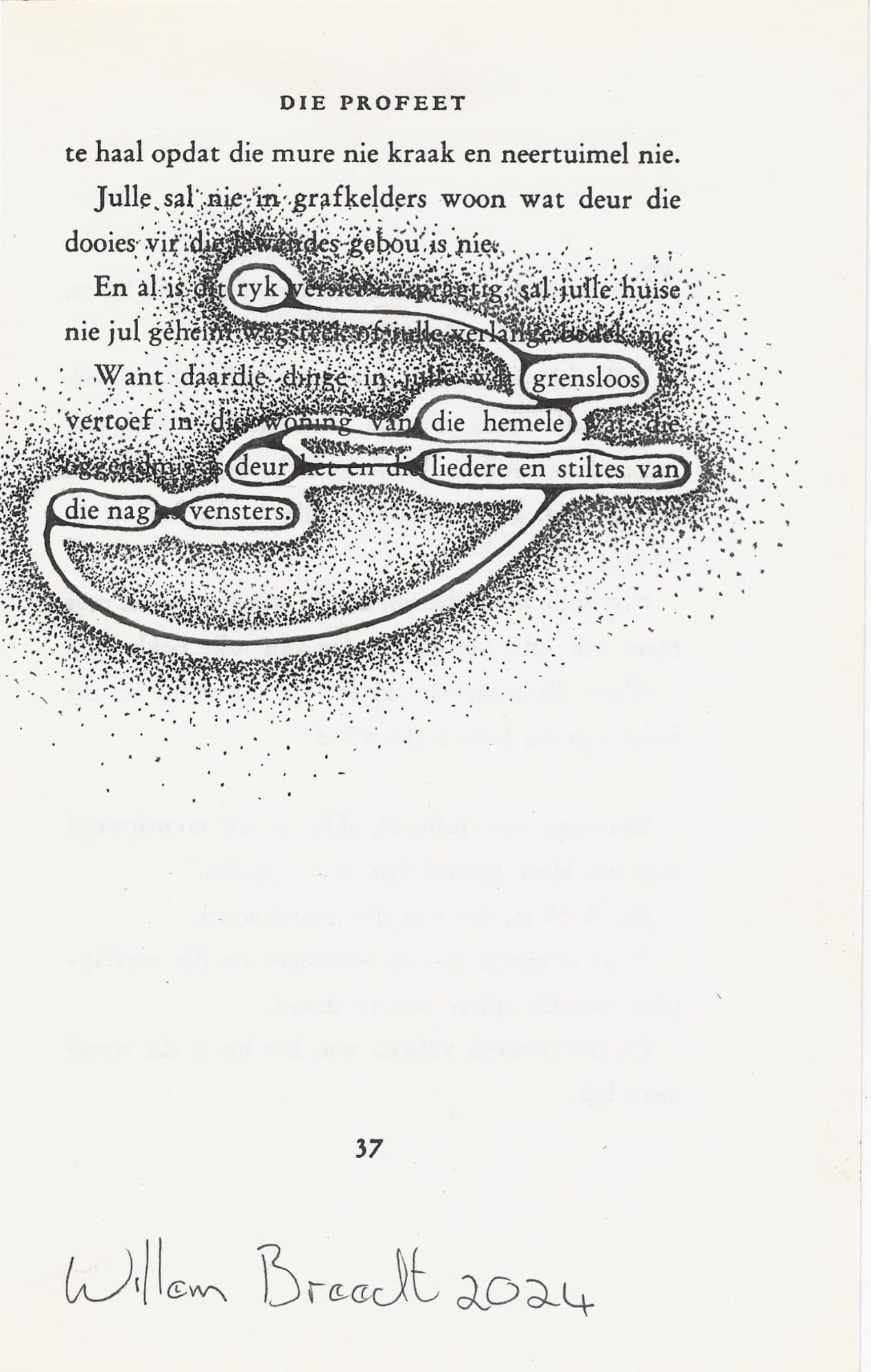 Blockout Poem - Die Hemele, image 1