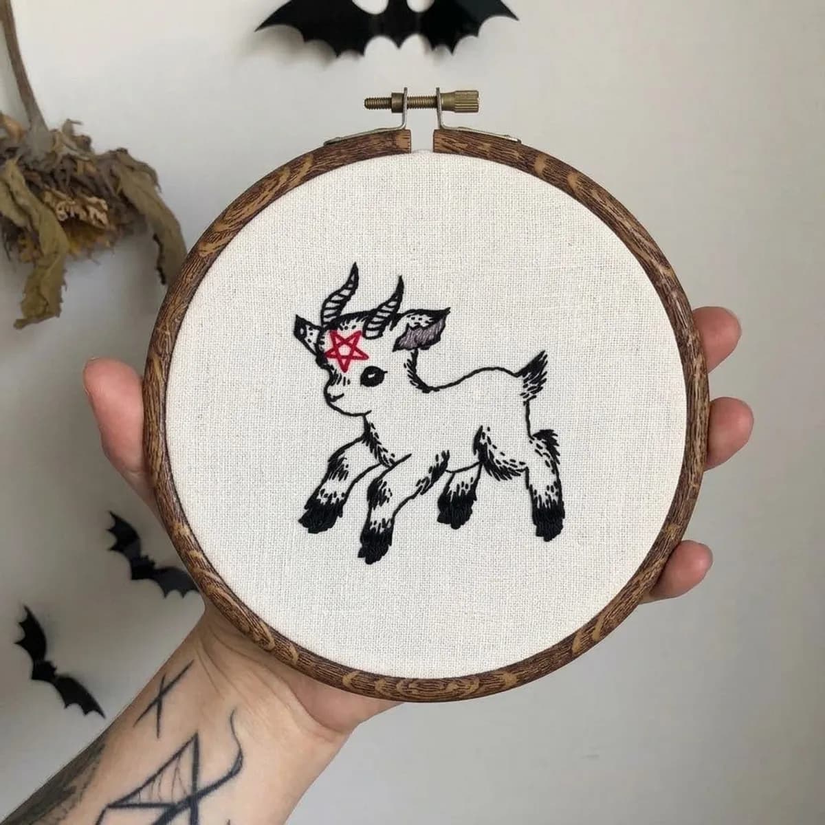 Baby Baphy - 100% Handmade Embroidered Art, image 1