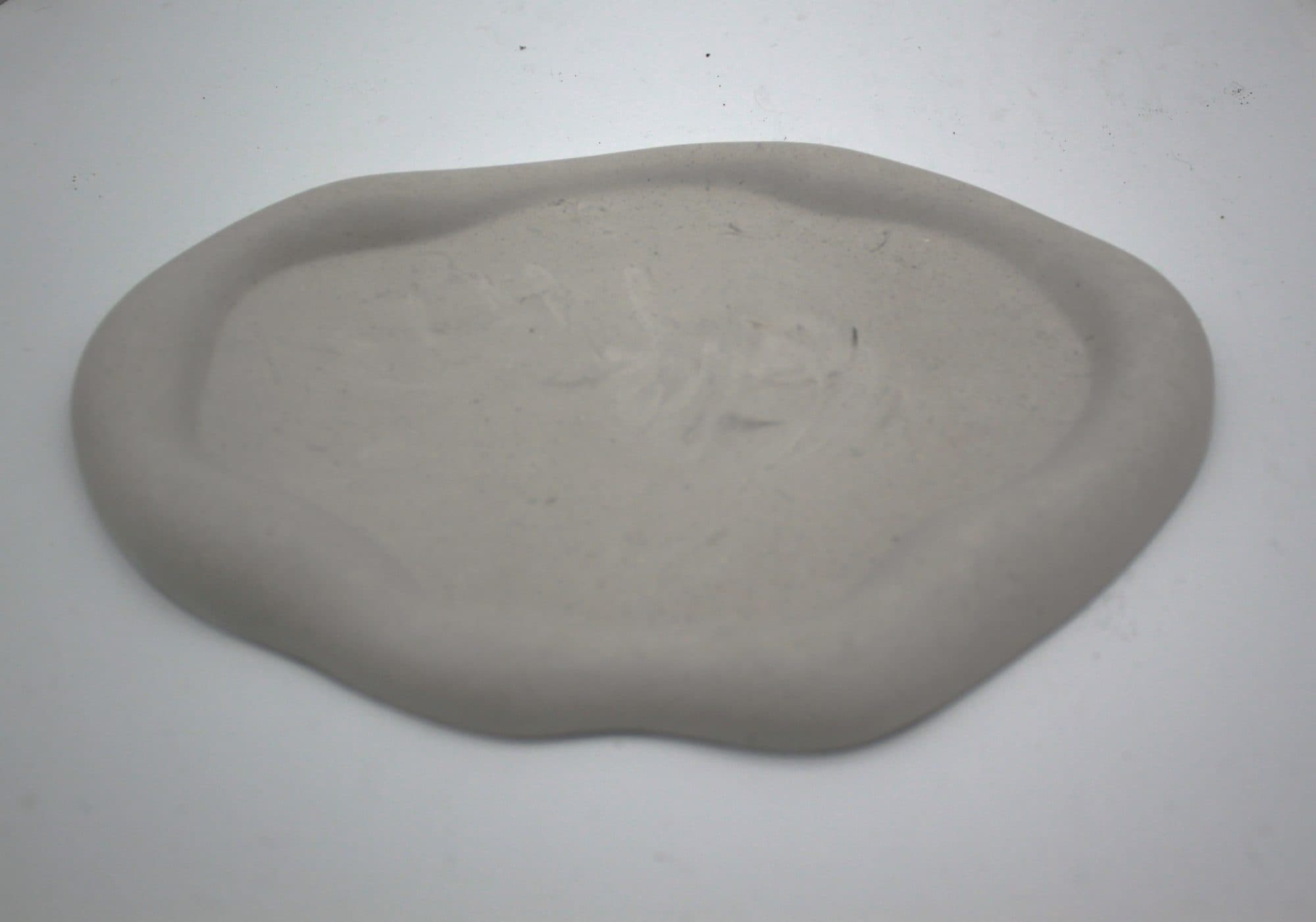 Handmade gypsum retro plate, image 1