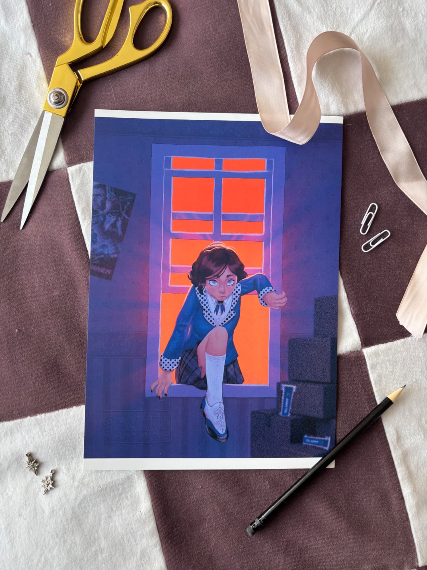 Dead Girl Walking Print