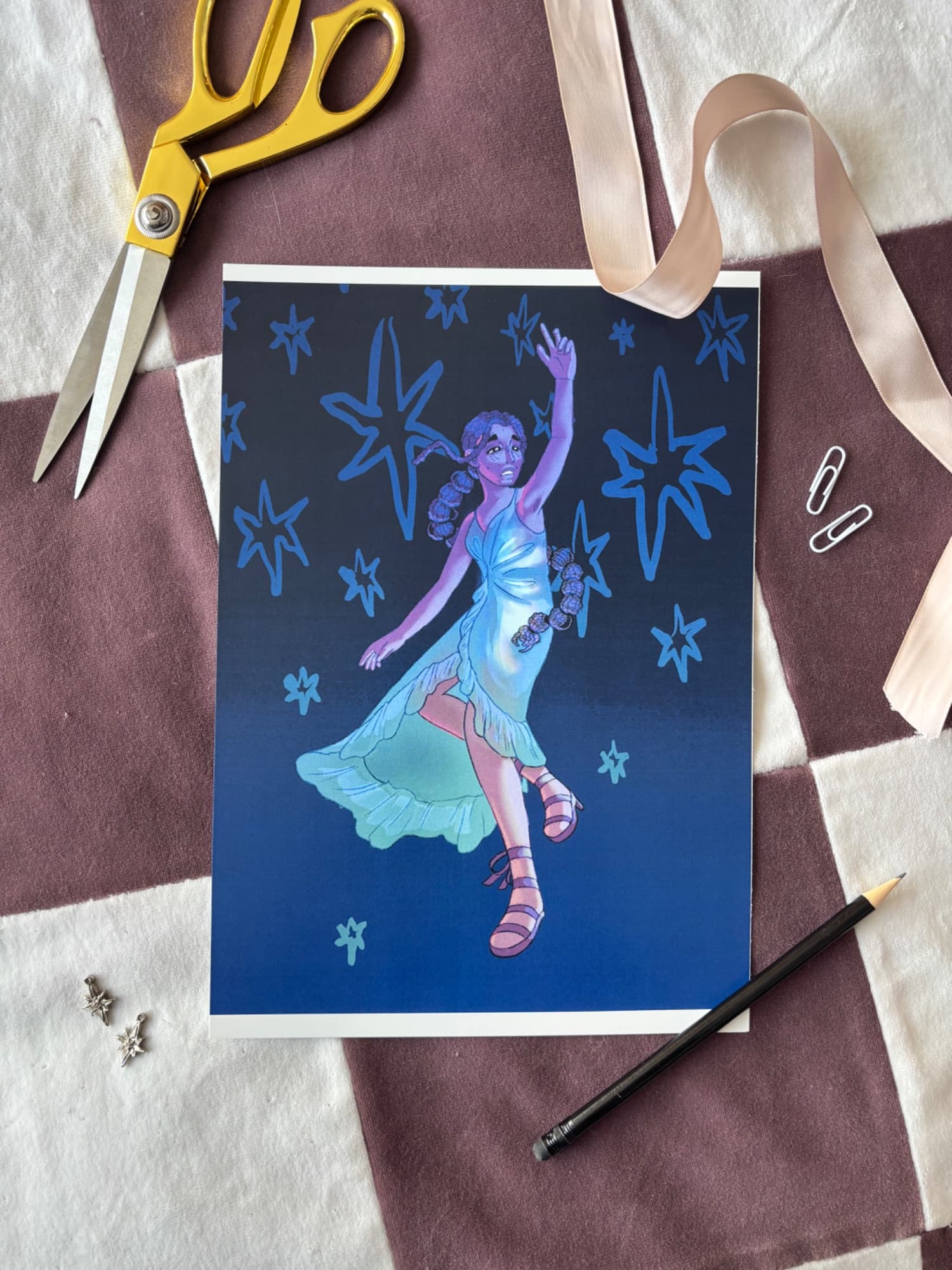 Starry Print, image 1