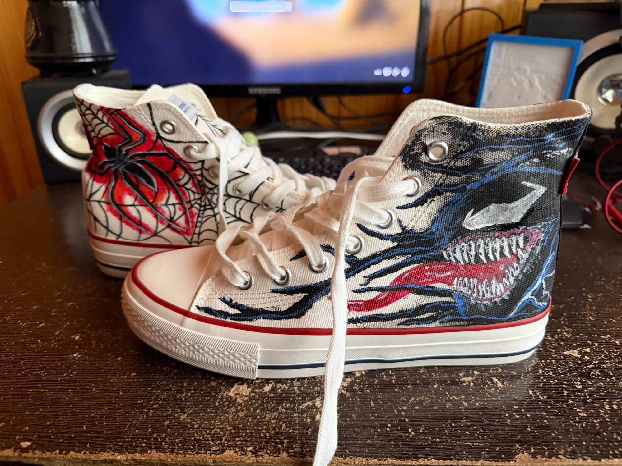 Custom Hand-Painted Sneakers, image 1
