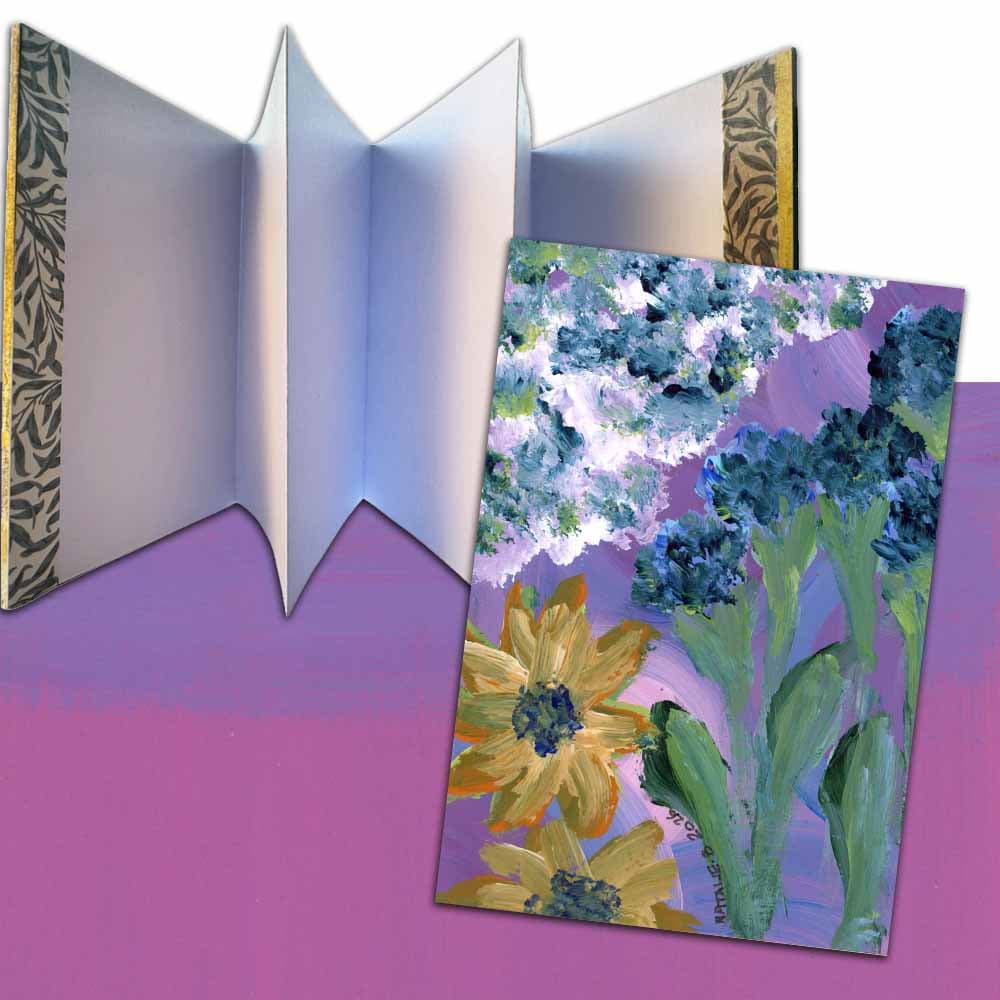 Accordion Journal : Mixed Flowers