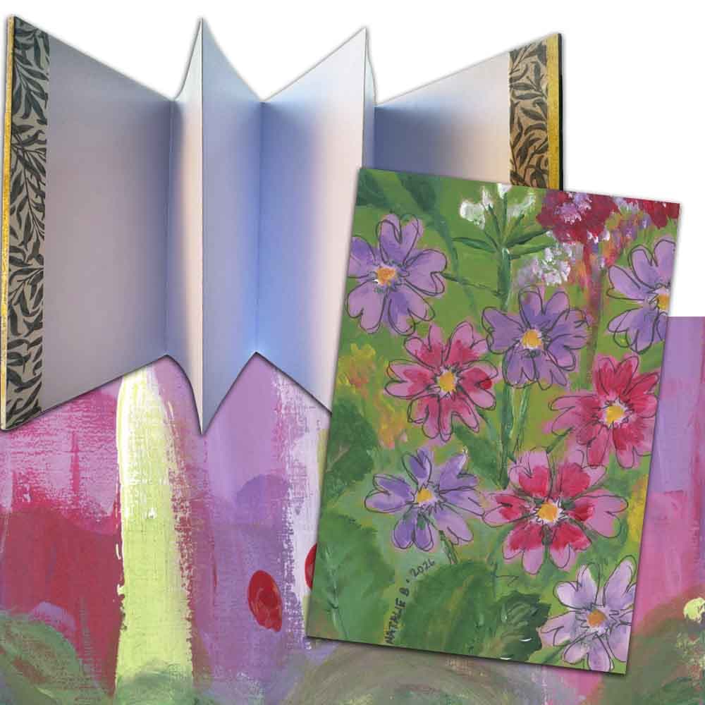 Accordion Journal : Purple Pinks