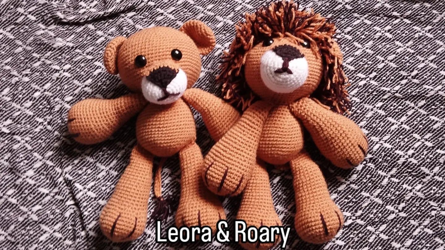 Crochet Lion Plushie