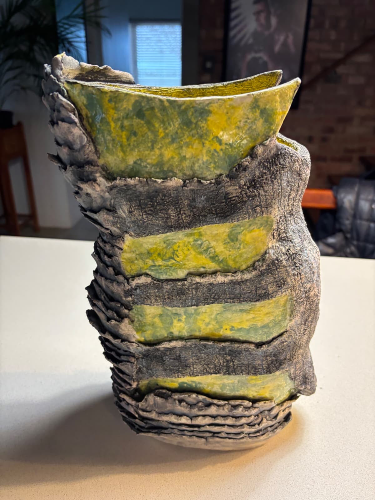 Hand built vase