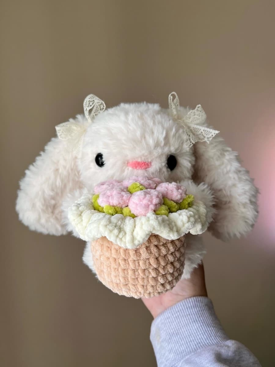 Furry Mini Bunny (Flower Pot Version) (Custom)
