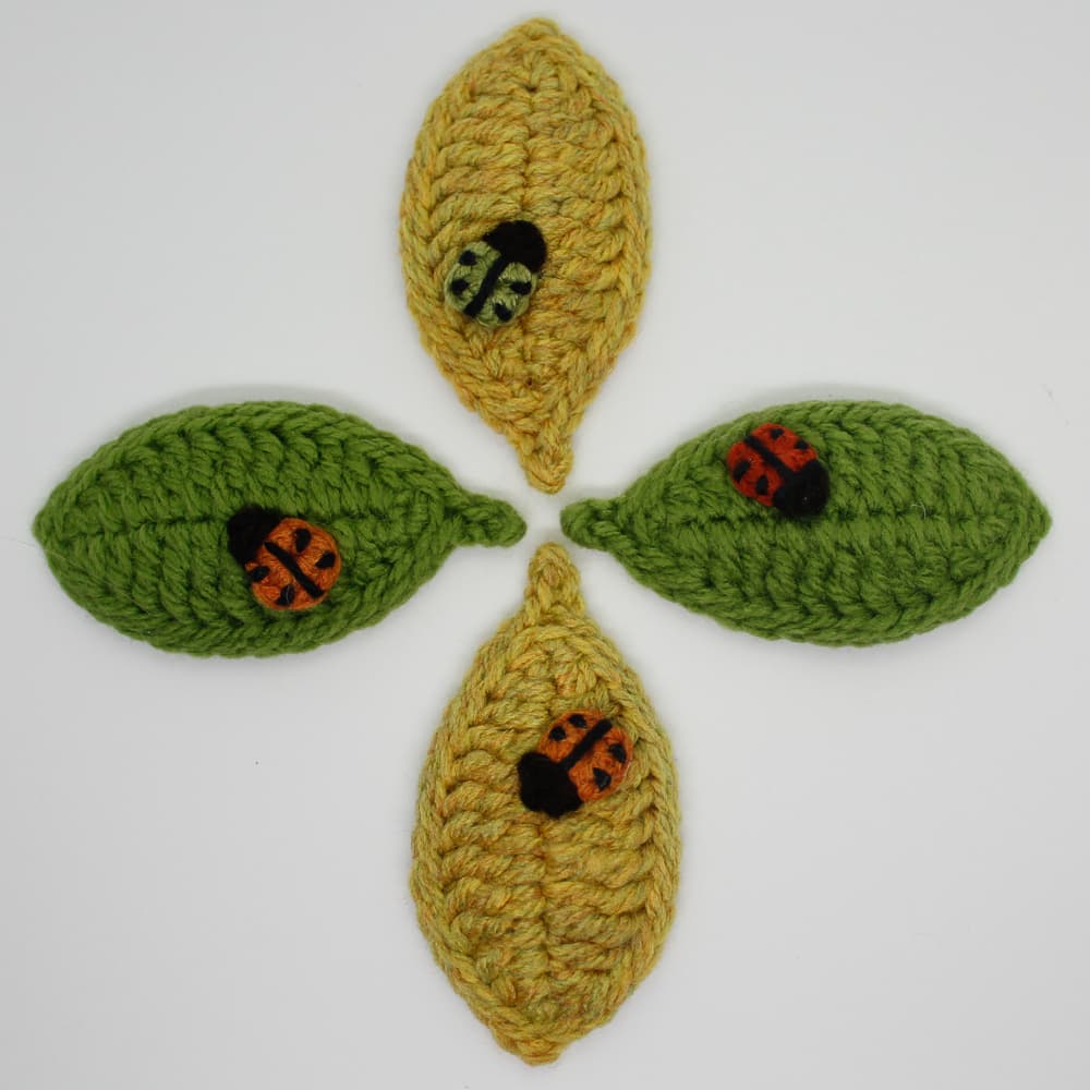 Ladybird Leaf Hair Clip