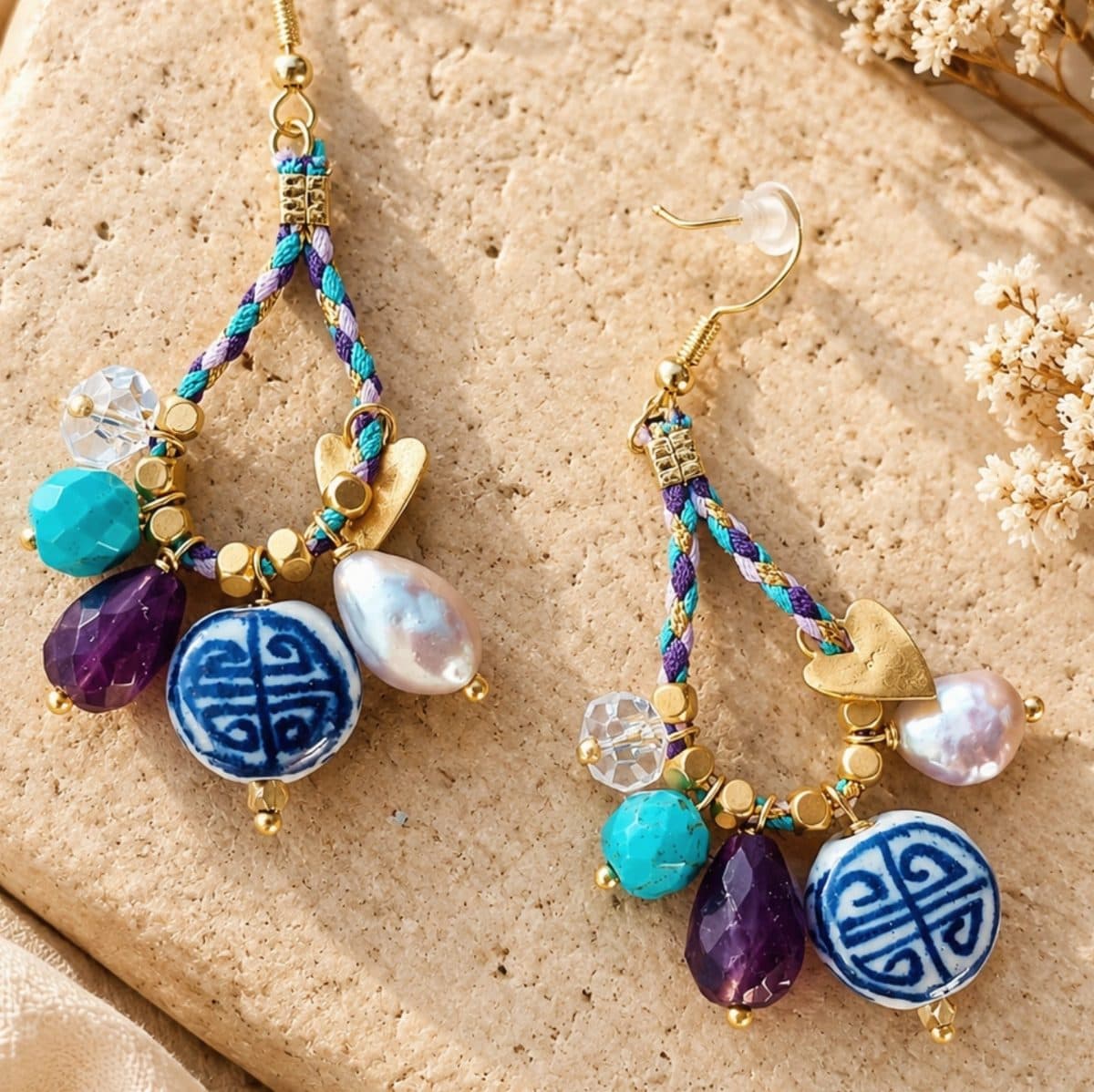 Bia Blue Earrings