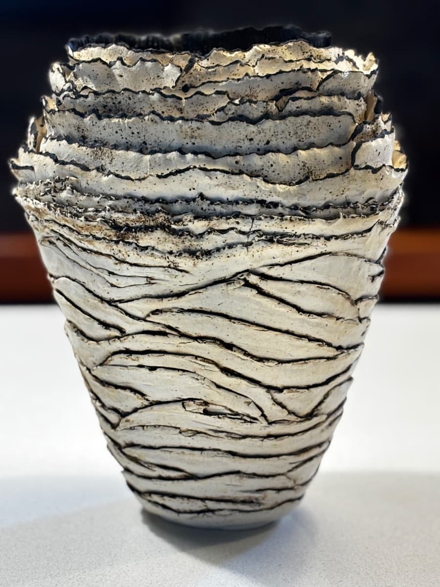 Hand built vase